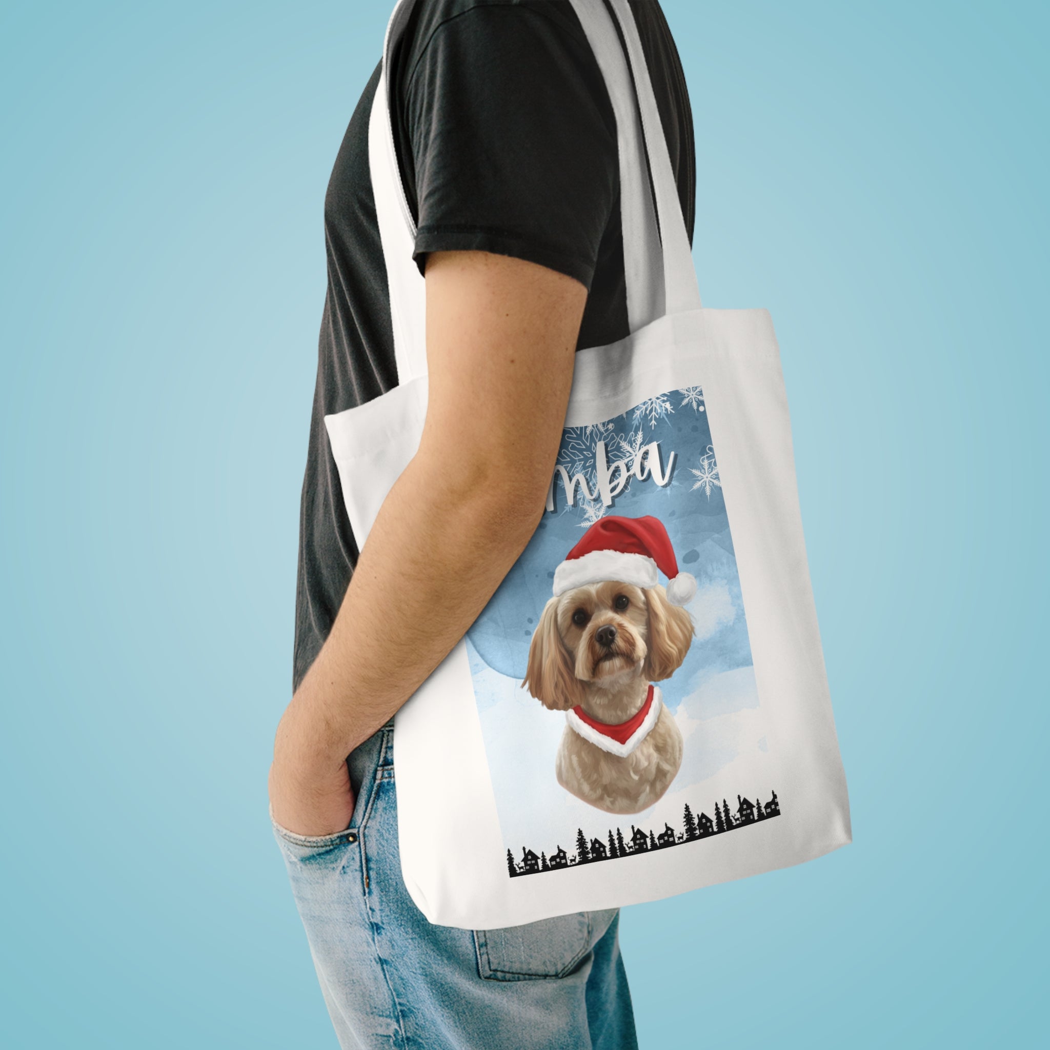 (Simba) Personalized Dog Lover Tote Bag