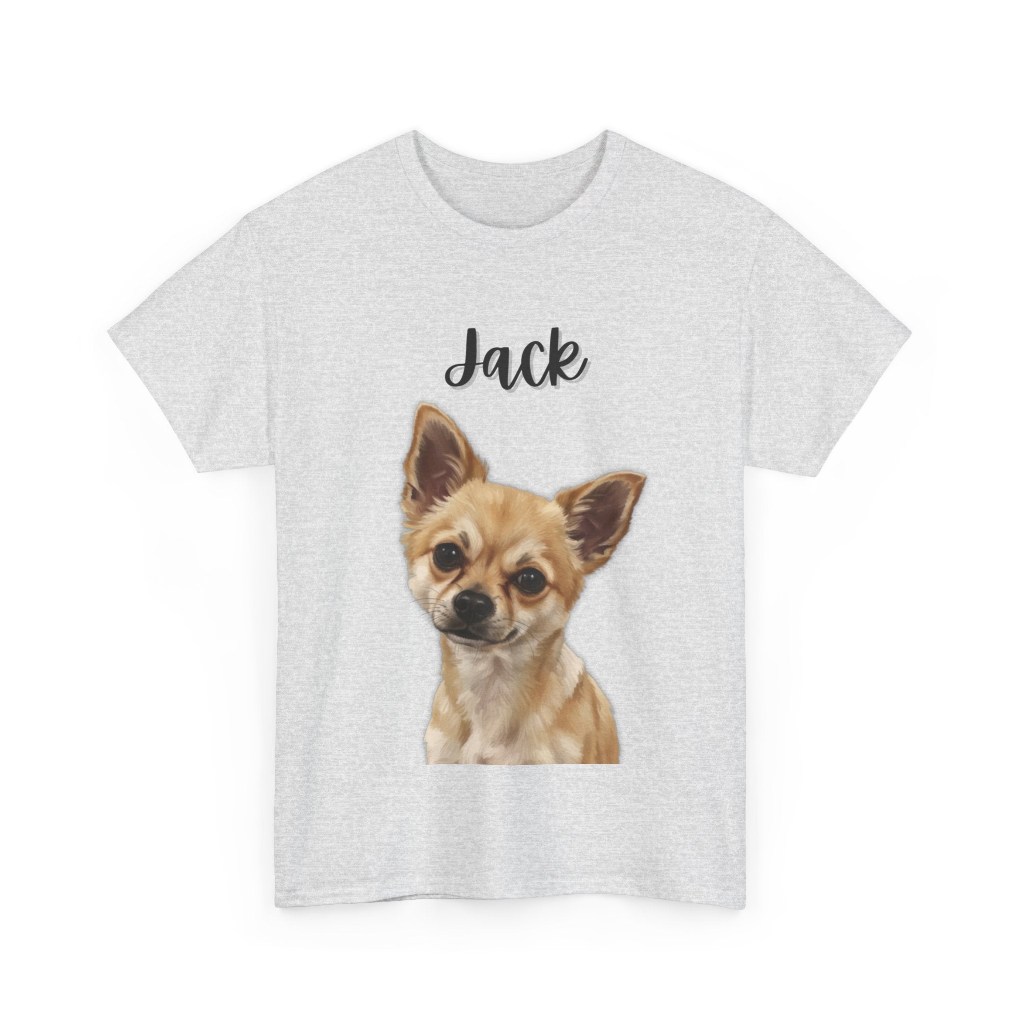 (Jack) Whimsical Dog Portrait Tee Shirt