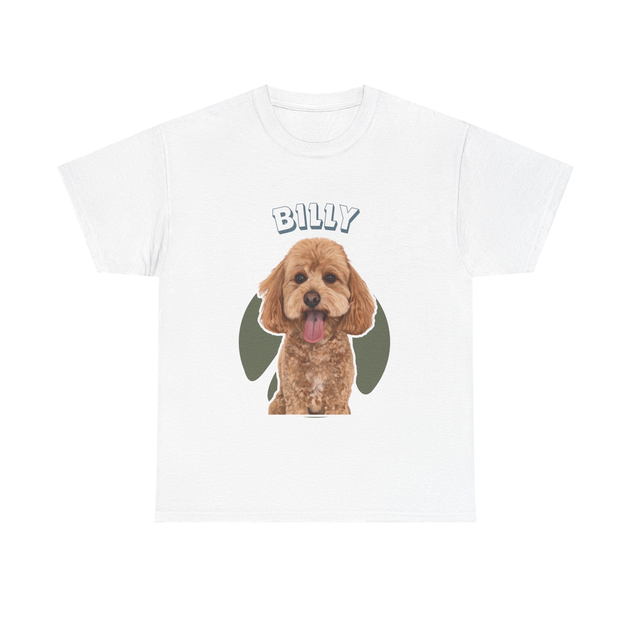 (Billy) Whimsical Dog Portrait Tee Shirt