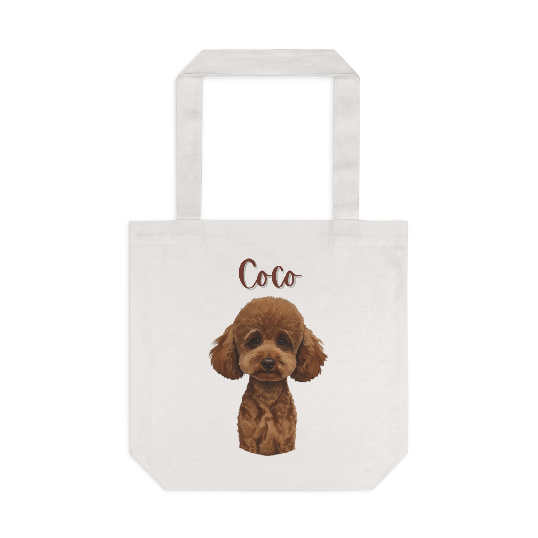 (Coco) Personalized Dog Lover Tote Bag