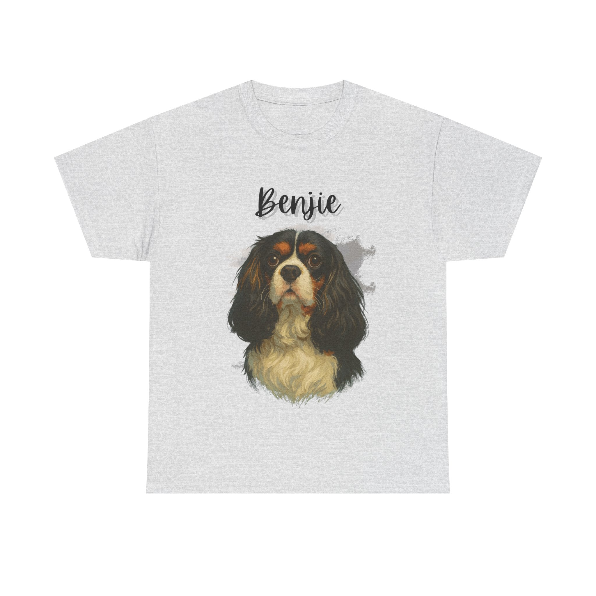 (Benjie) Whimsical Dog Portrait Tee Shirt