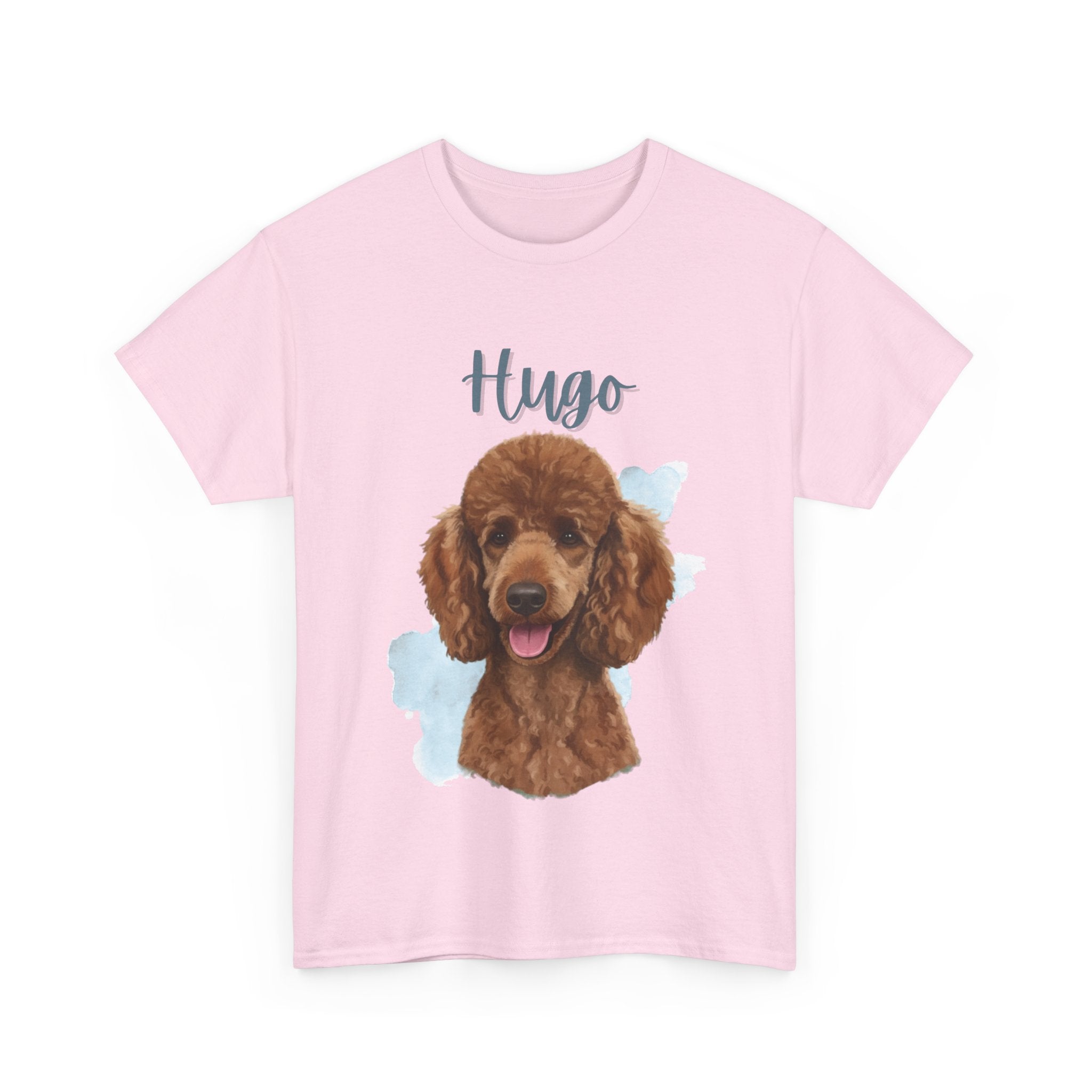 (Hugo) Whimsical Dog Portrait Tee Shirt