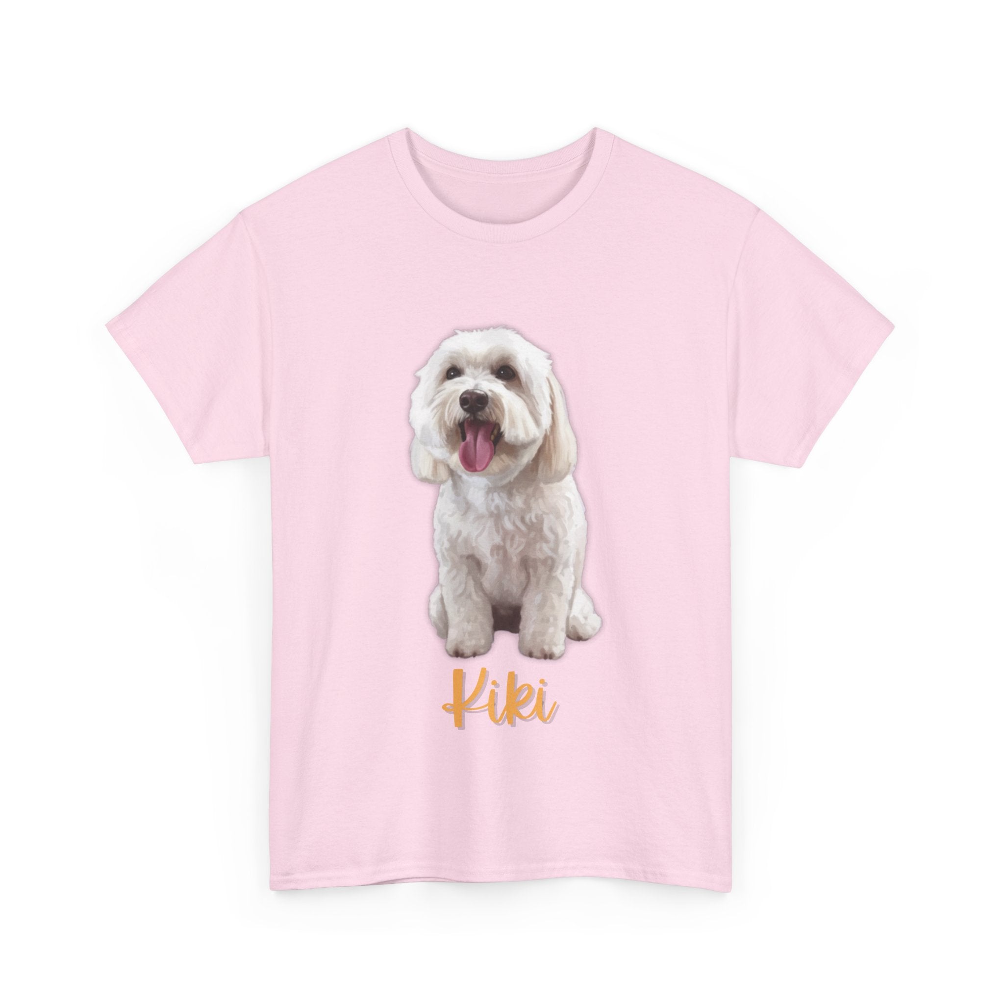 (Kiki) Whimsical Dog Portrait Tee Shirt