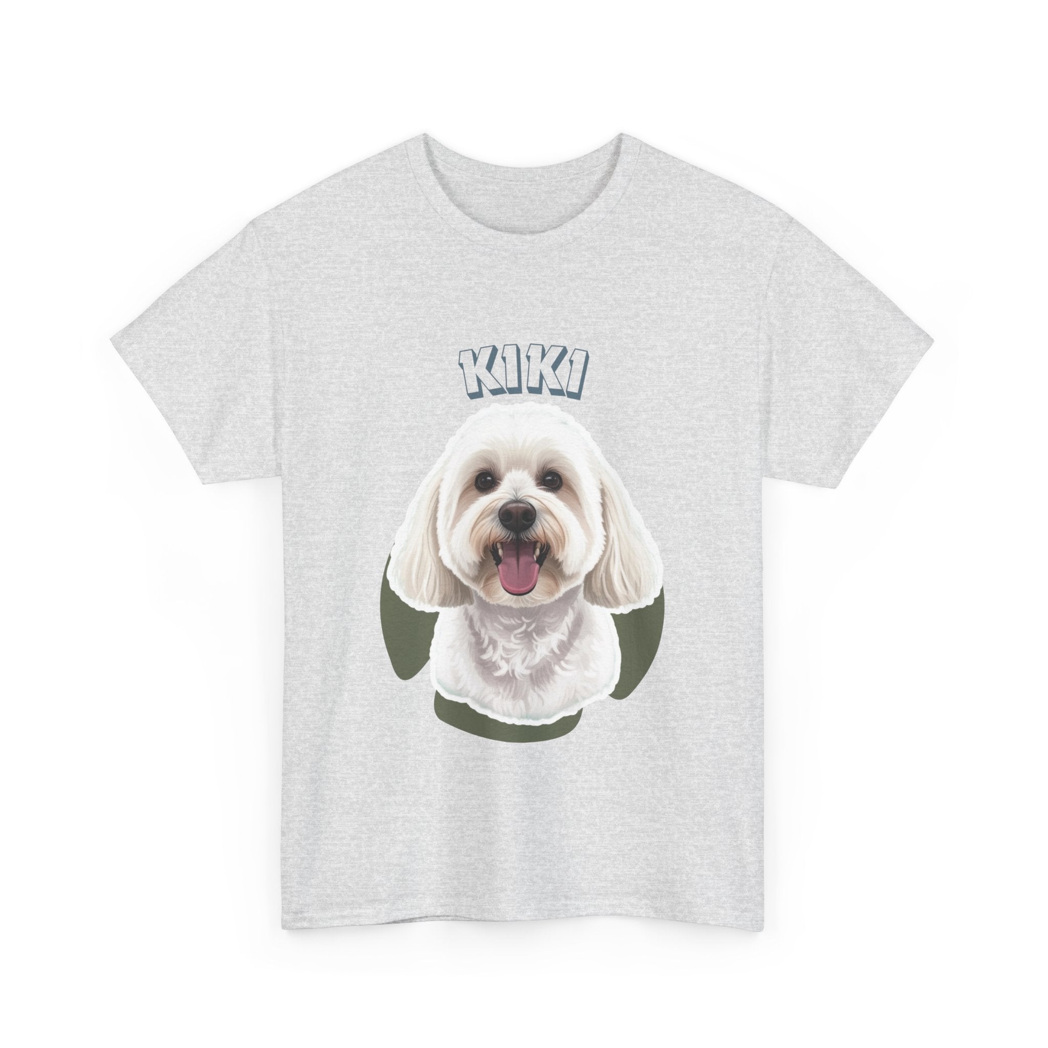 (Kiki) Whimsical Dog Portrait Tee Shirt
