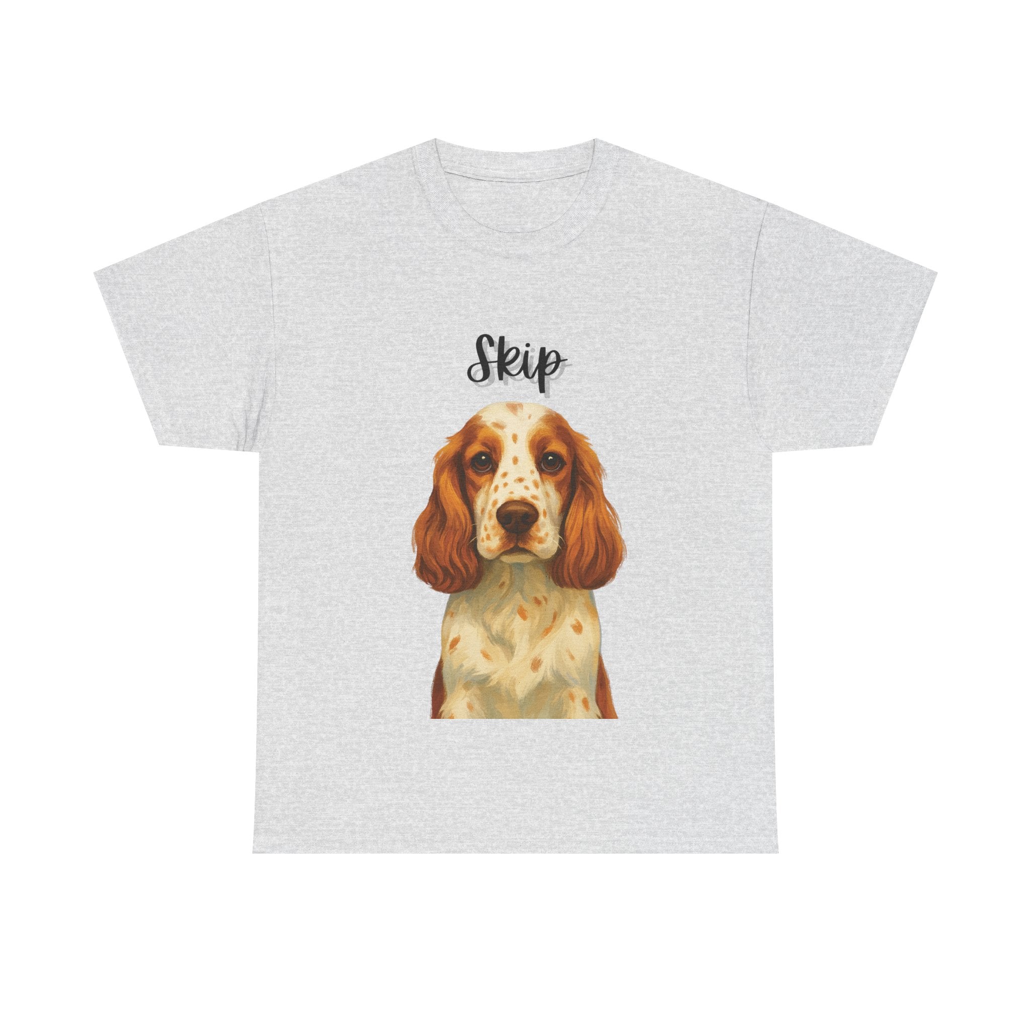 (Skip) Whimsical Dog Portrait Tee Shirt