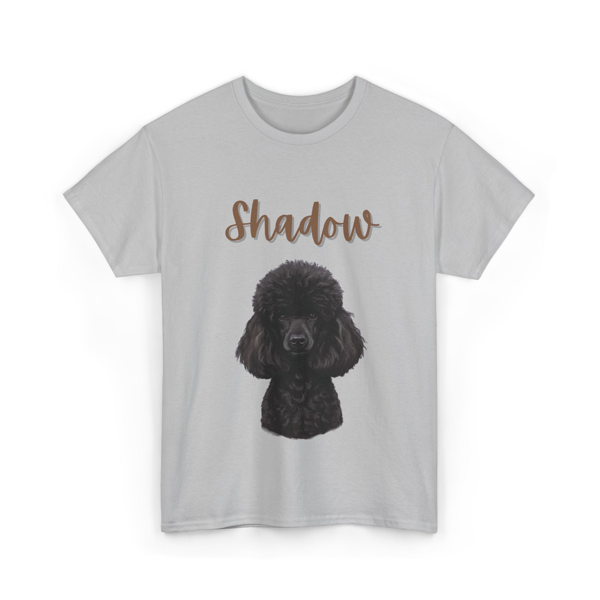 (Shadow) Whimsical Dog Portrait Tee Shirt