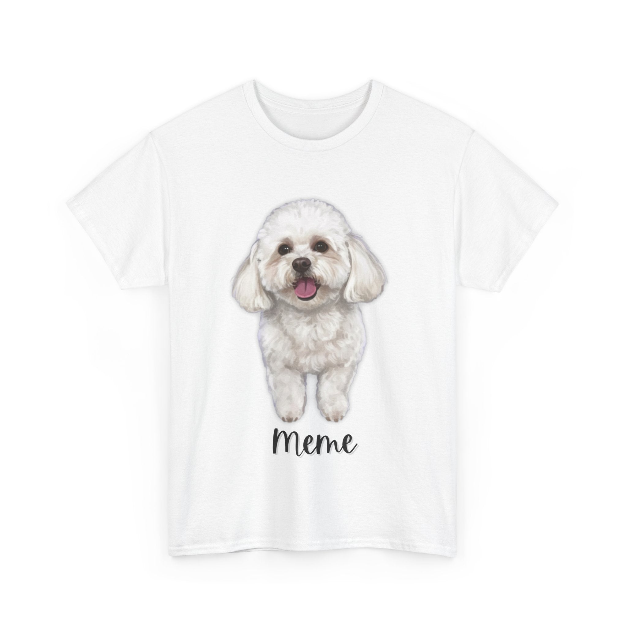 (Meme) Whimsical Dog Portrait Tee Shirt