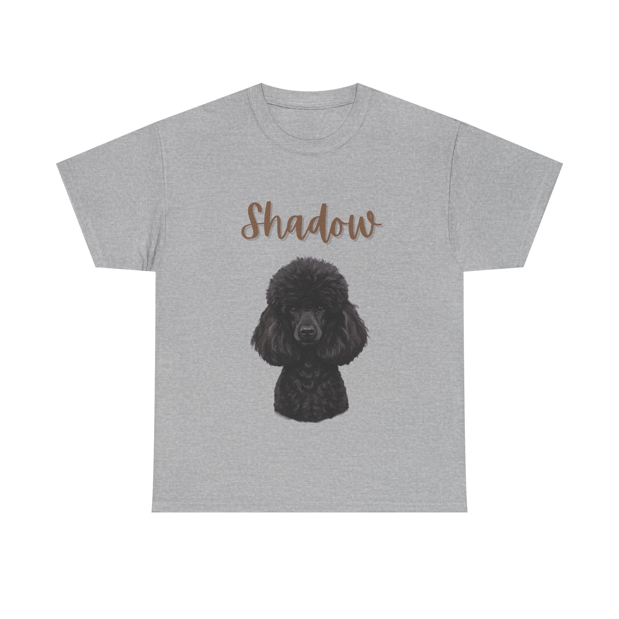 (Shadow) Whimsical Dog Portrait Tee Shirt