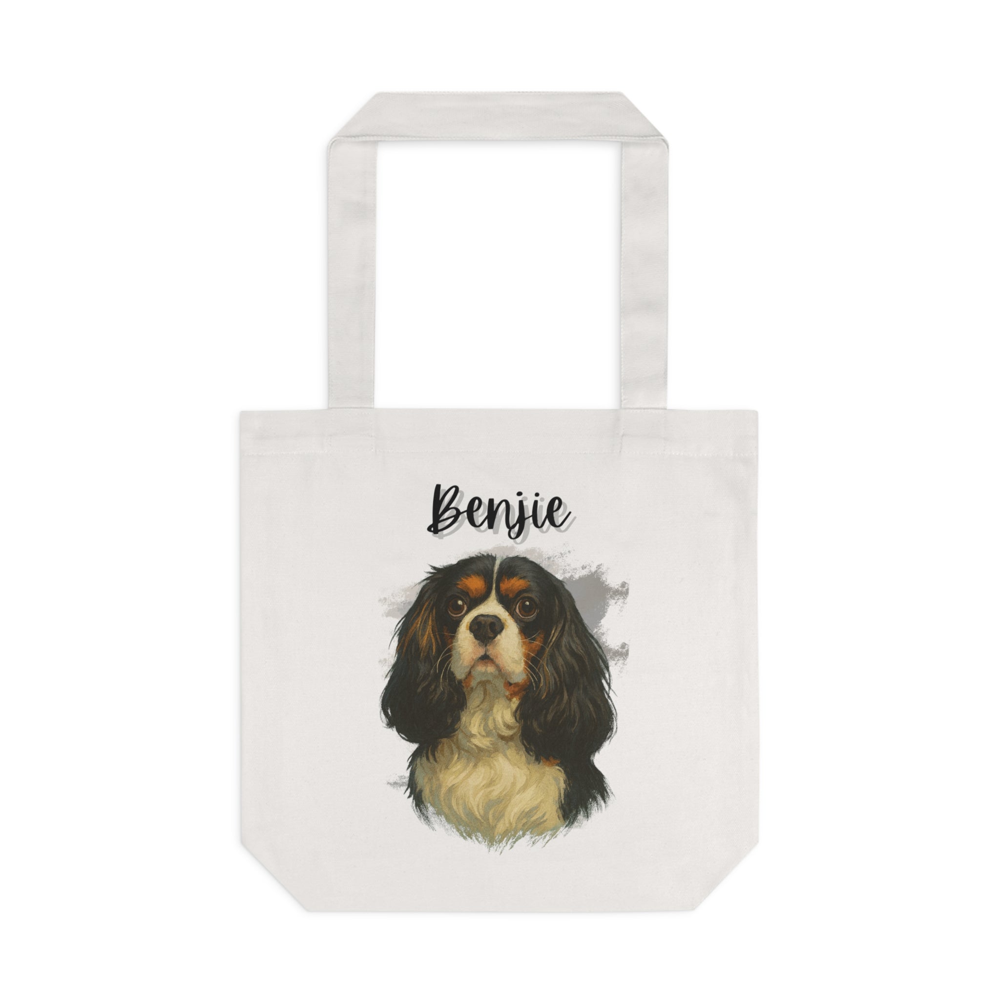 (Benjie) Personalized Dog Lover Tote Bag