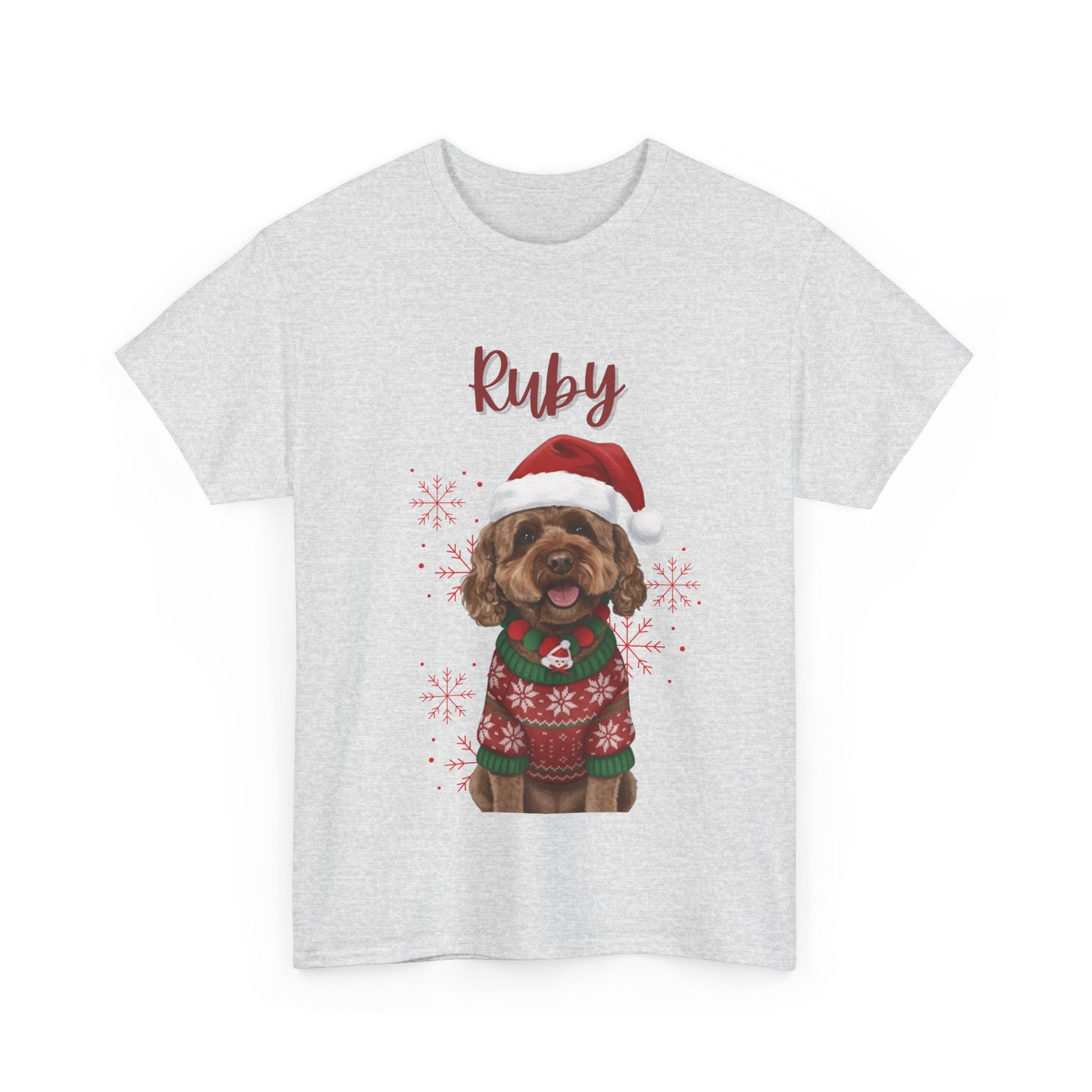 (Ruby) Whimsical Dog Portrait Tee Shirt