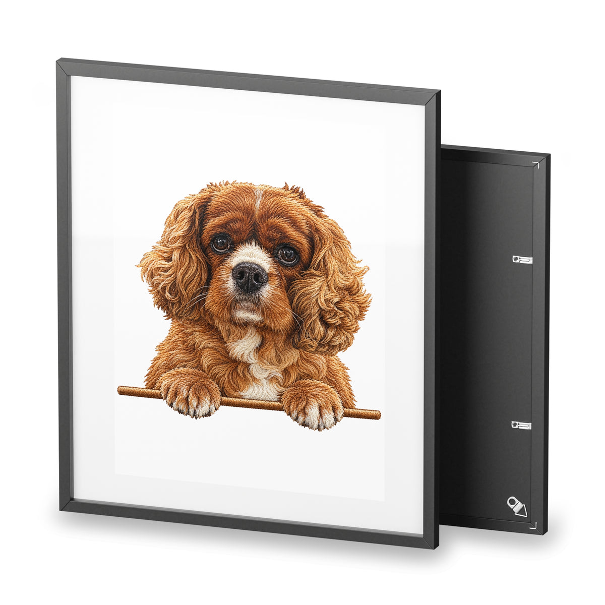 (Bailey) Playful Dog Framed Poster