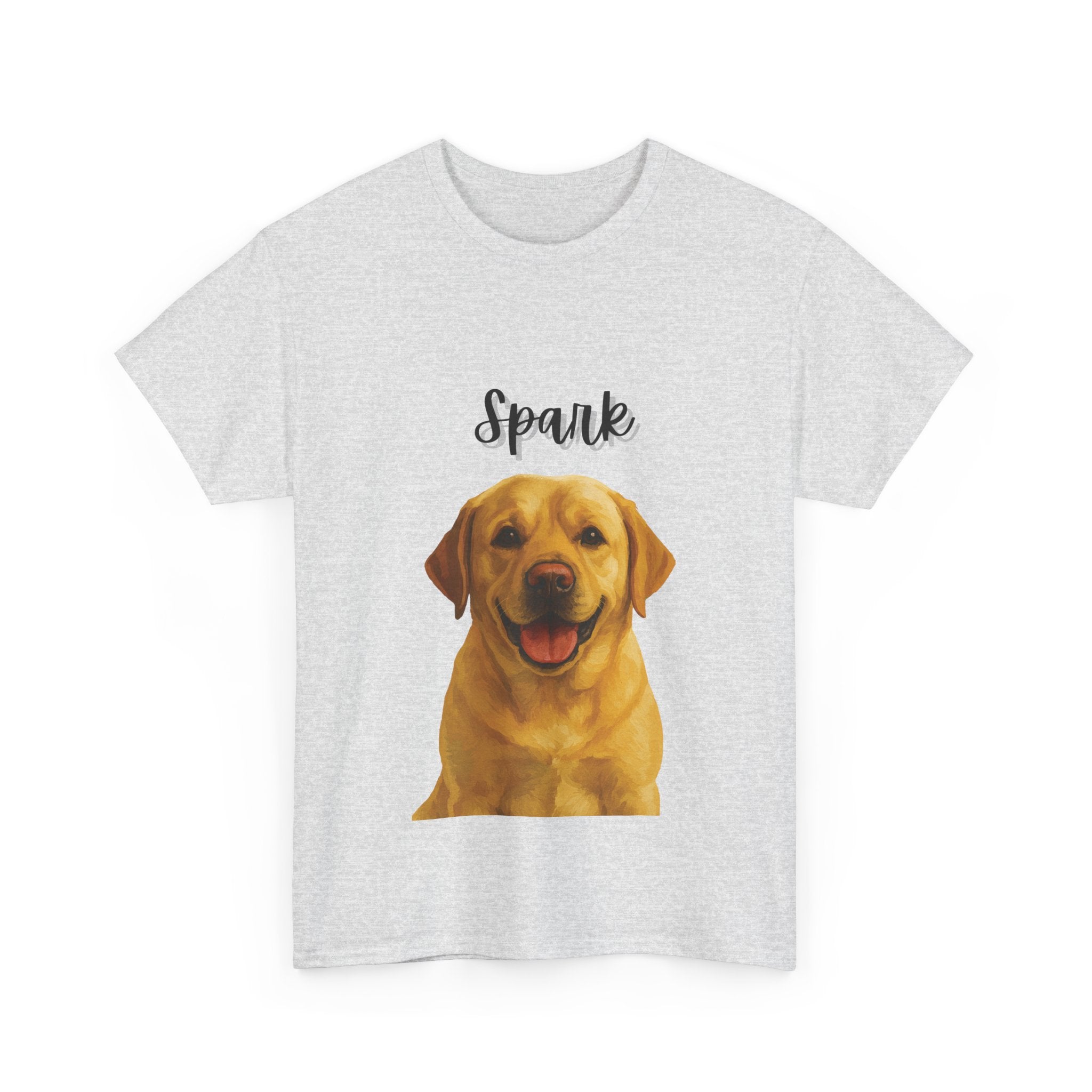 (Spark) Whimsical Dog Portrait Tee Shirt