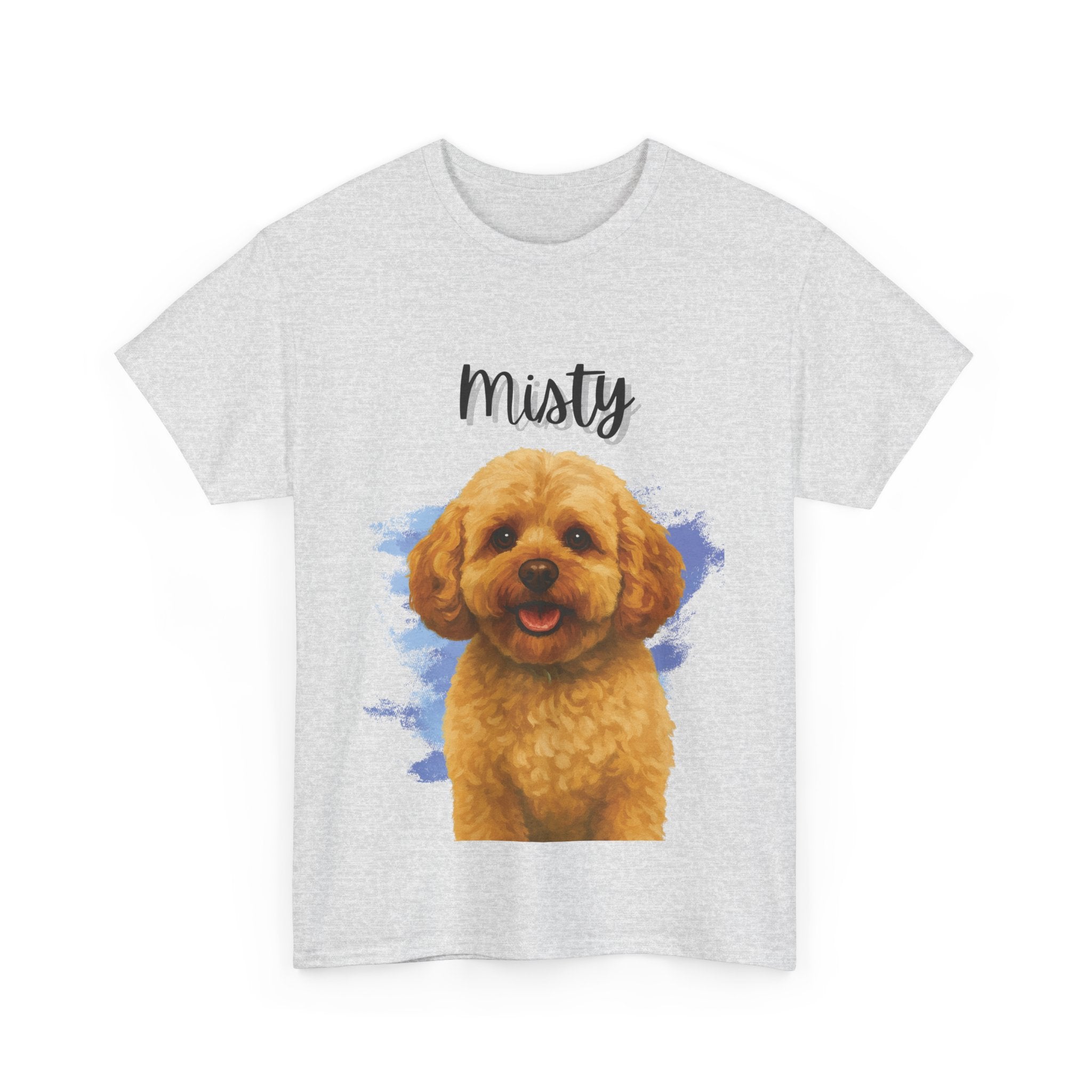 (Misty) Whimsical Dog Portrait Tee Shirt