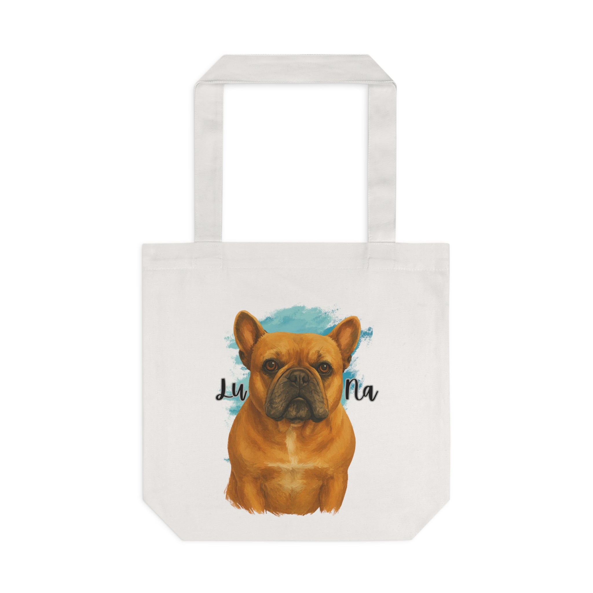 (Luna) Personalized Dog Lover Tote Bag