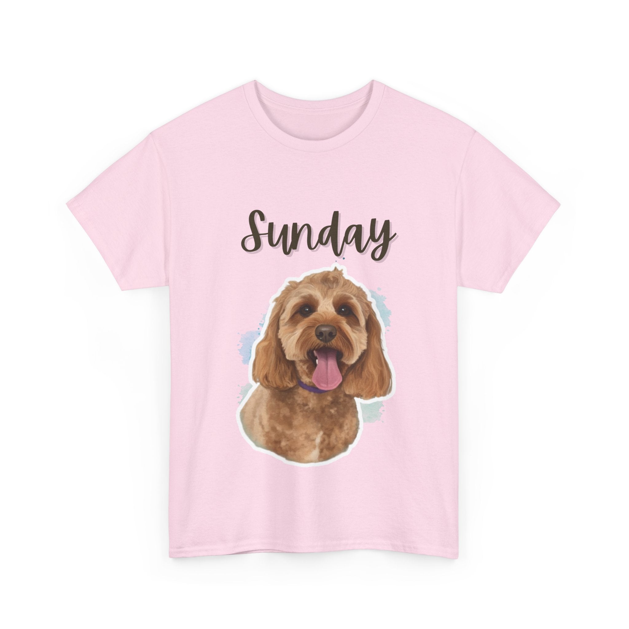 (Sunday) Whimsical Dog Portrait Tee Shirt