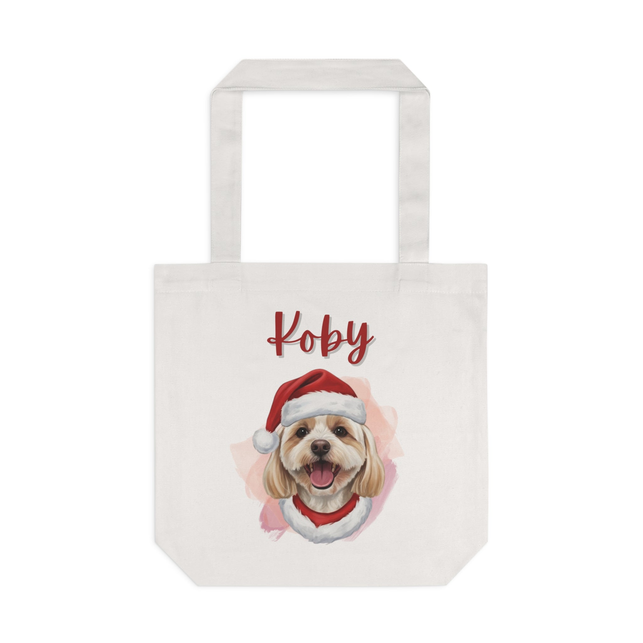 (Koby) Personalized Dog Lover Tote Bag