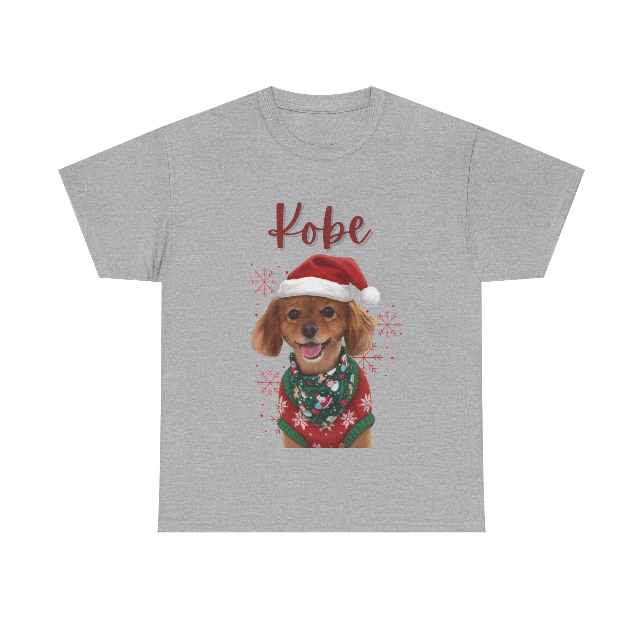 (Kobe) Whimsical Dog Portrait Tee Shirt