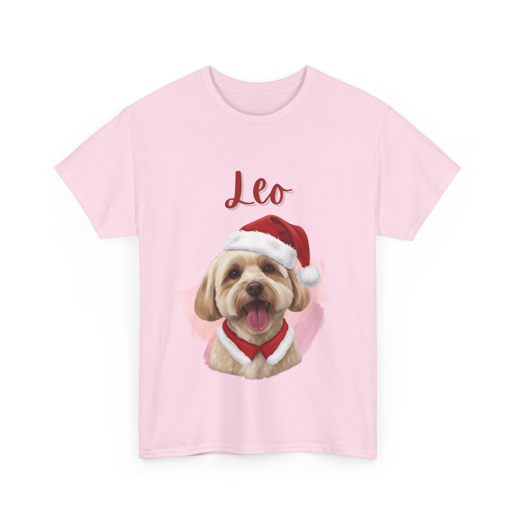 (Leo) Whimsical Dog Portrait Tee Shirt