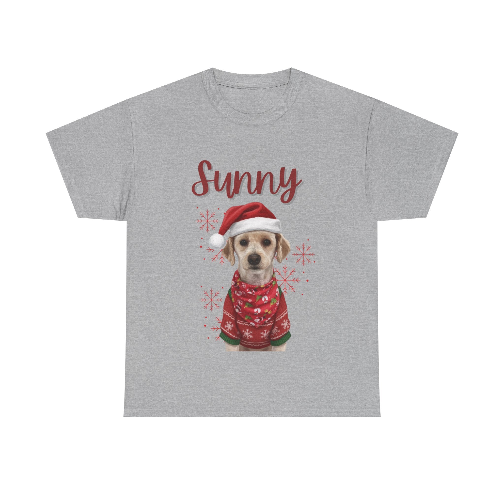(Sunny) Whimsical Dog Portrait Tee Shirt
