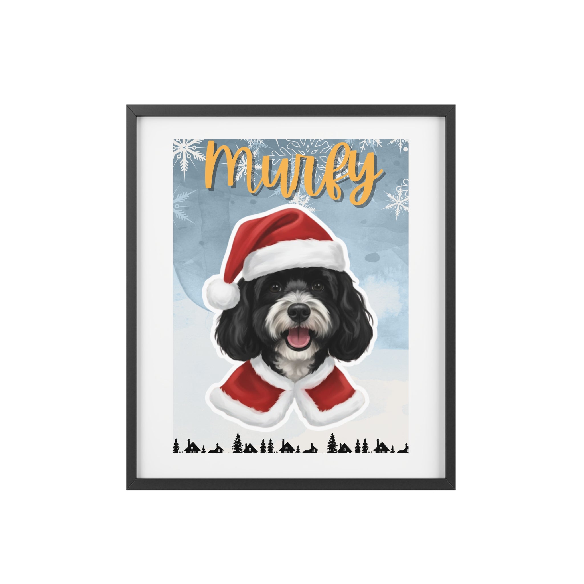 (Murfy) Playful Dog Framed Poster