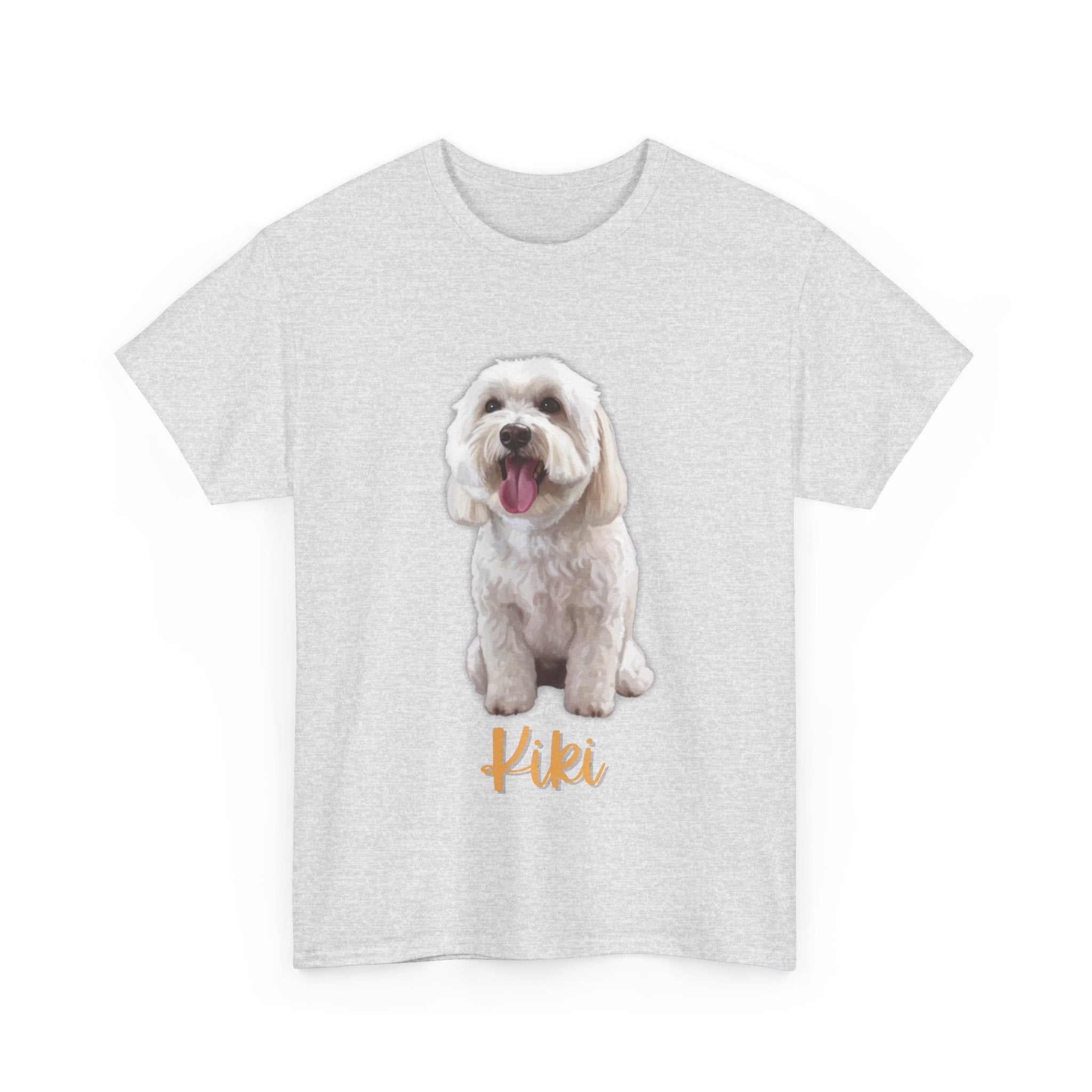 (Kiki) Whimsical Dog Portrait Tee Shirt