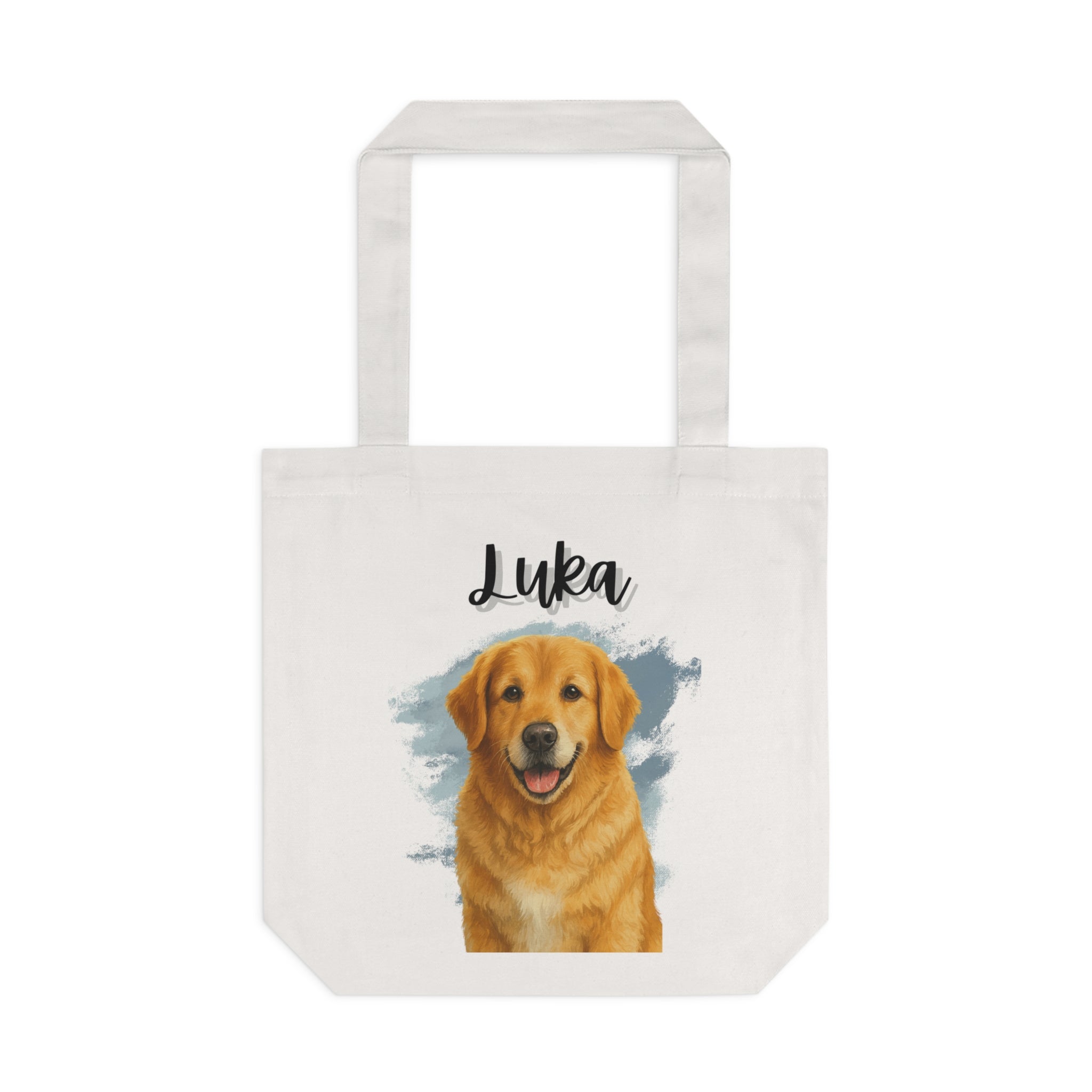 (Luka) Personalized Dog Lover Tote Bag