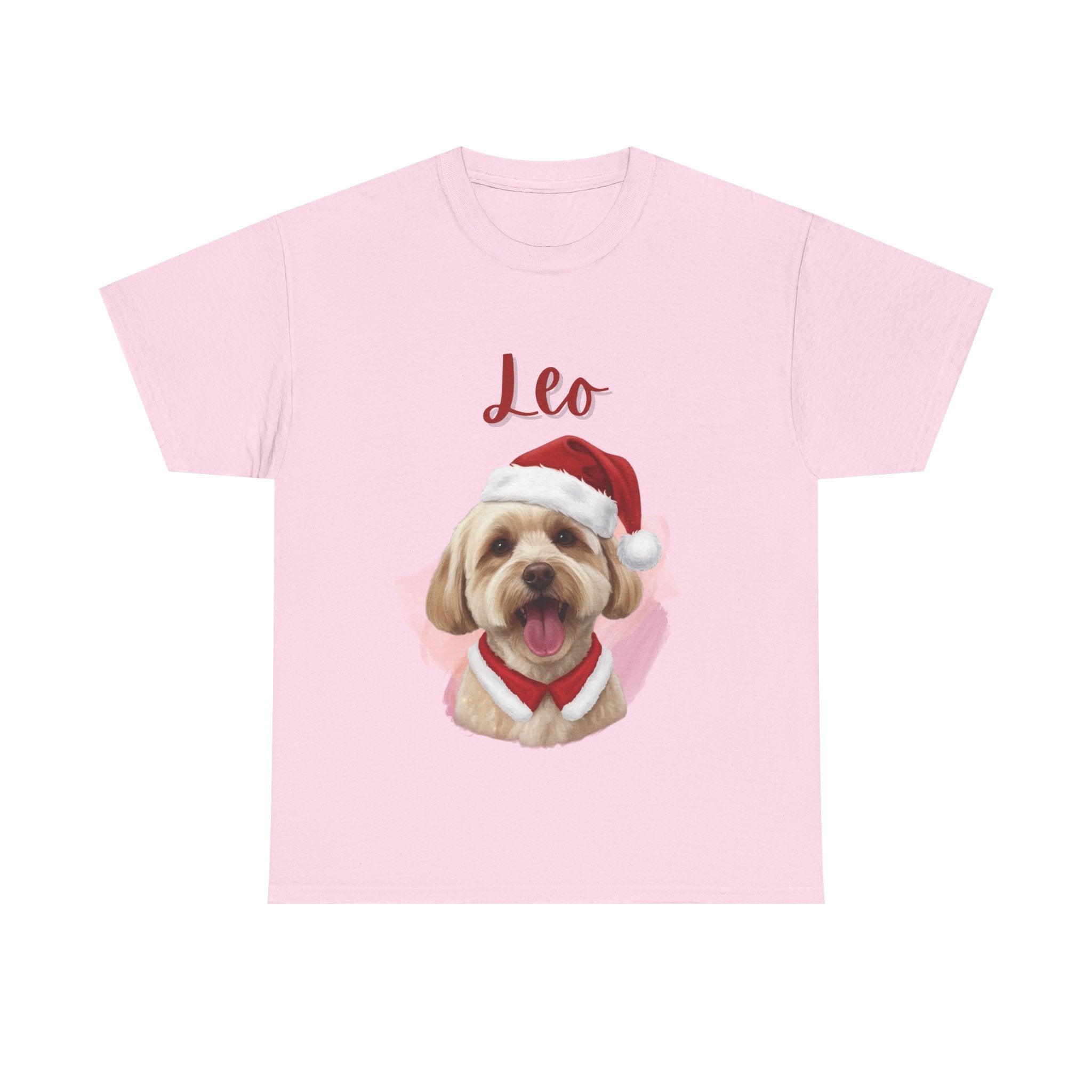 (Leo) Whimsical Dog Portrait Tee Shirt