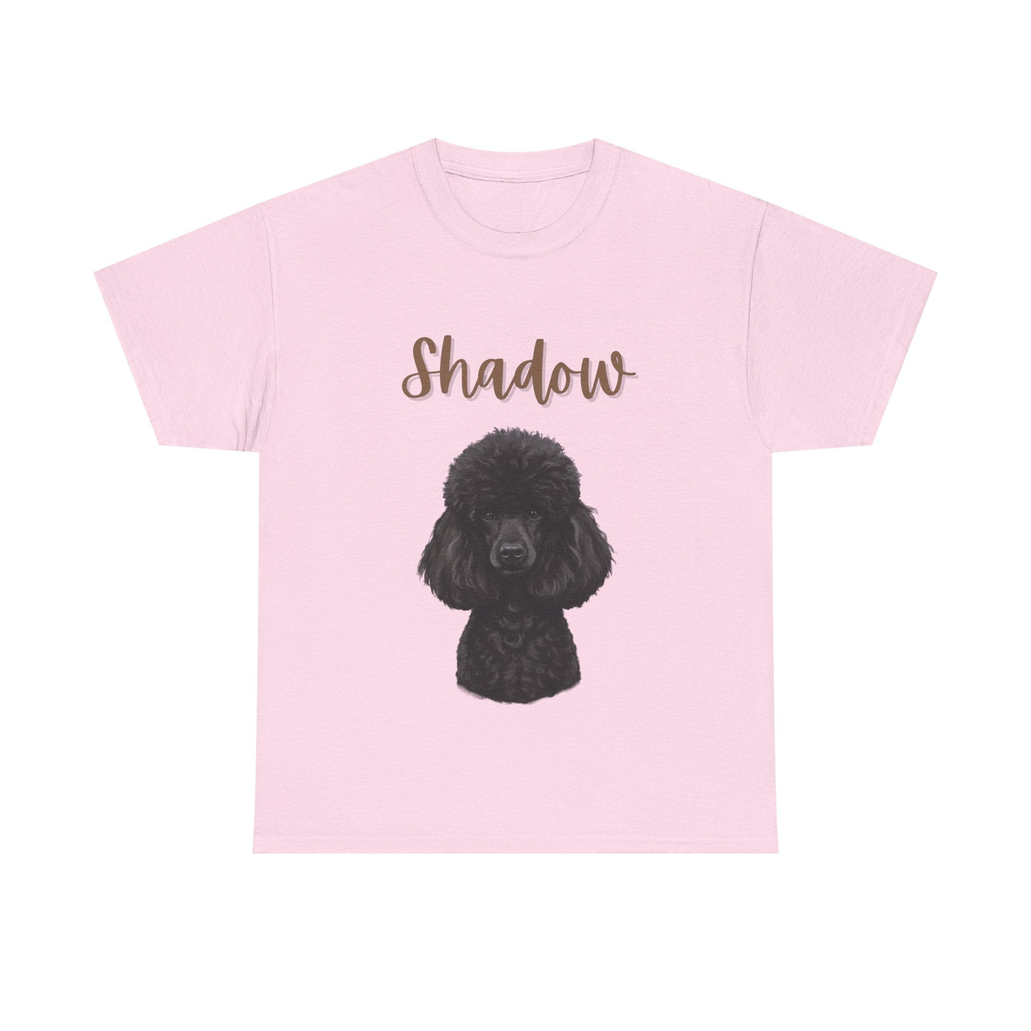 (Shadow) Whimsical Dog Portrait Tee Shirt