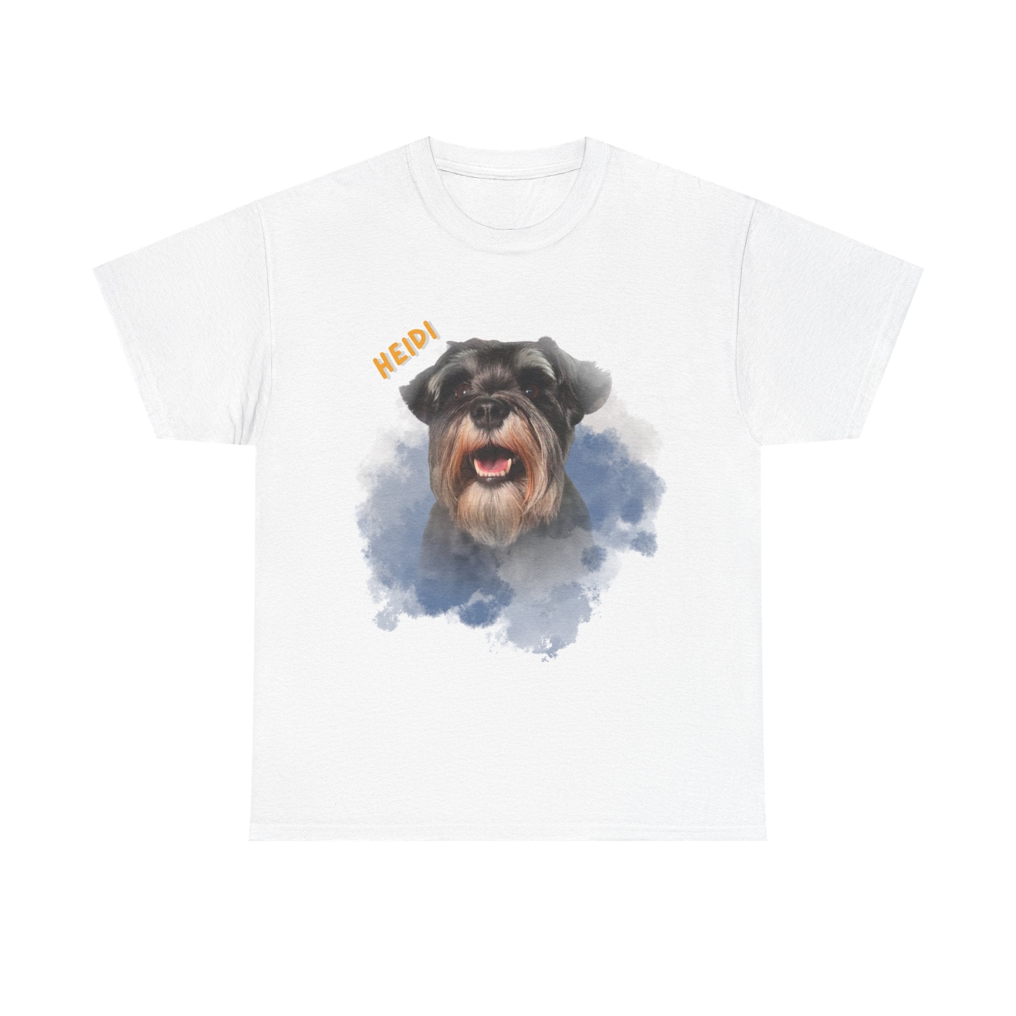 (Heidi) Whimsical Dog Portrait Tee Shirt
