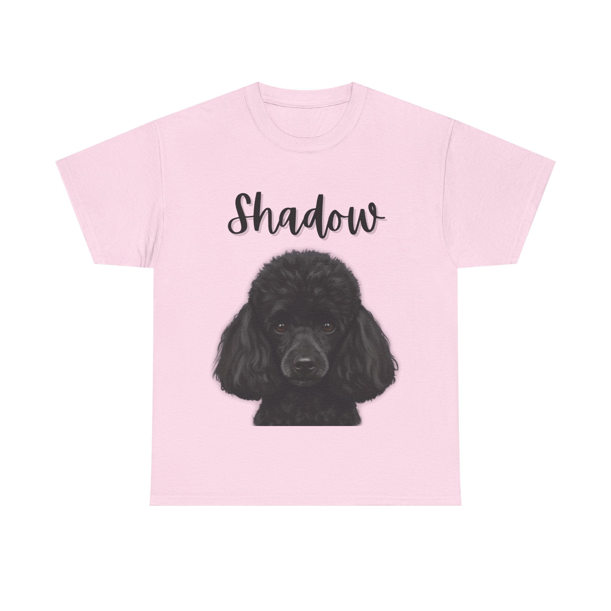 (Shadow) Whimsical Dog Portrait Tee Shirt
