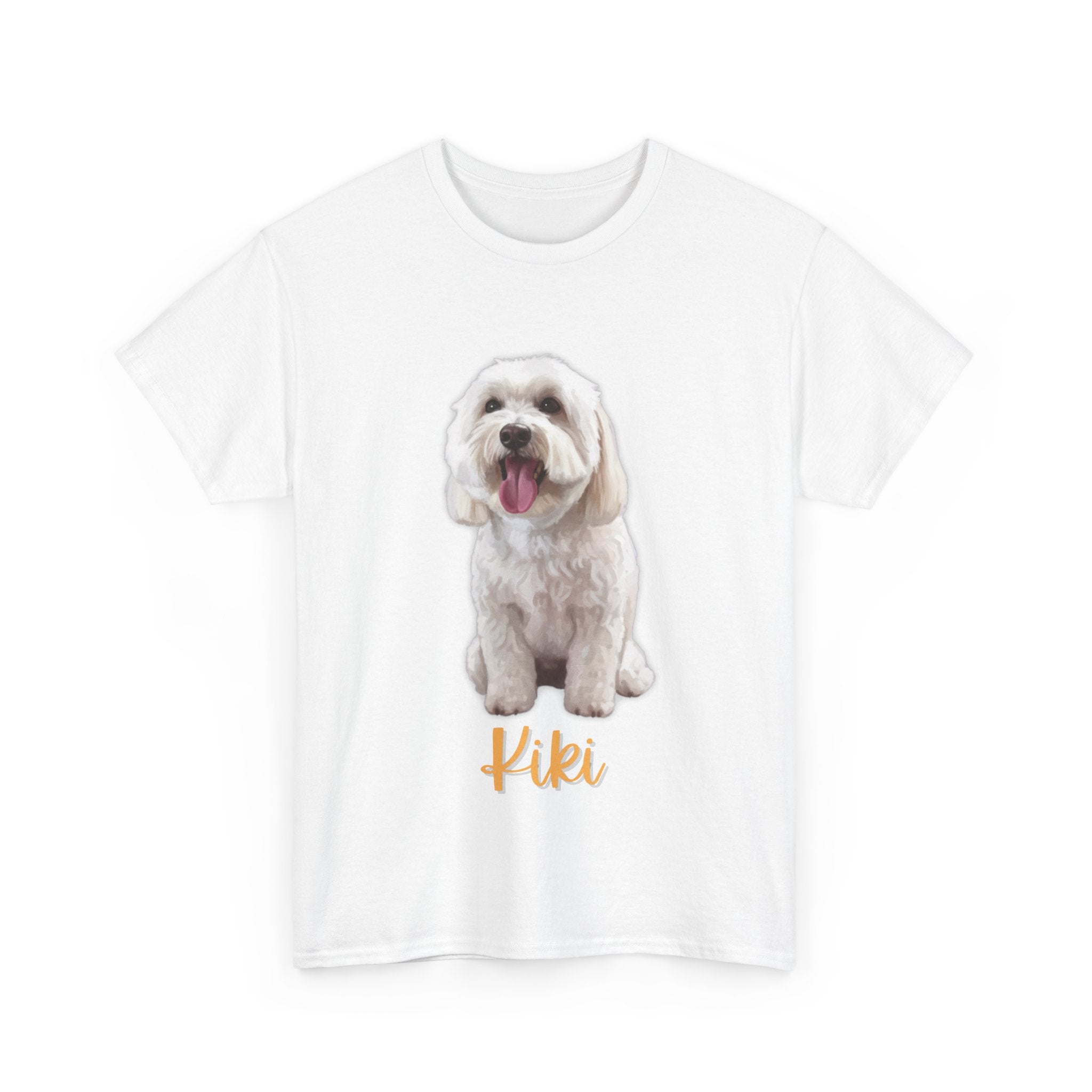 (Kiki) Whimsical Dog Portrait Tee Shirt