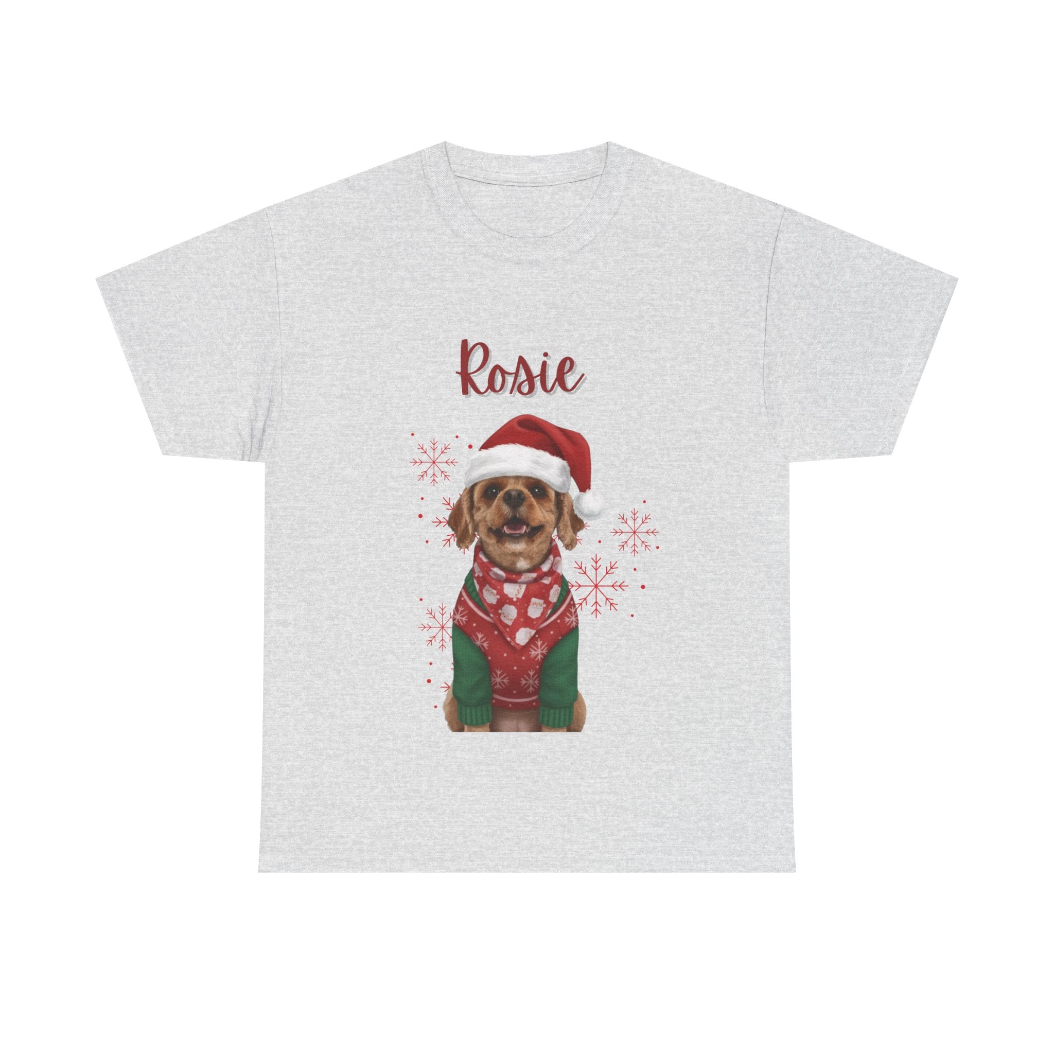 (Rosie) Whimsical Dog Portrait Tee Shirt