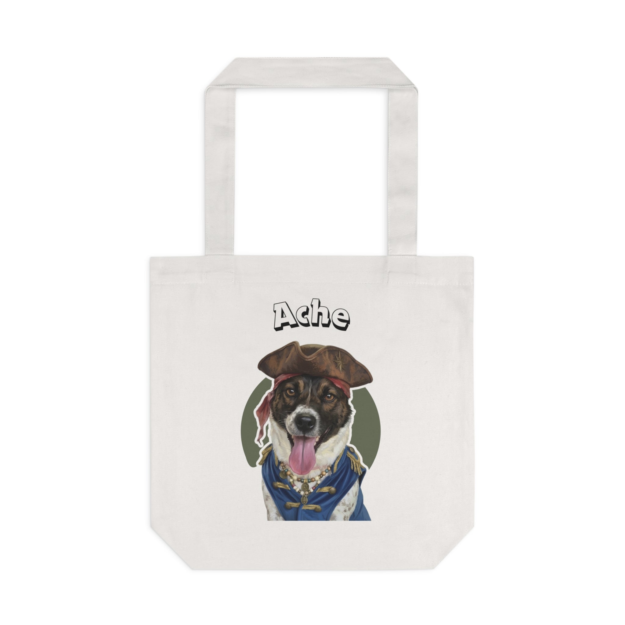 (Ache) Personalized Dog Lover Tote Bag