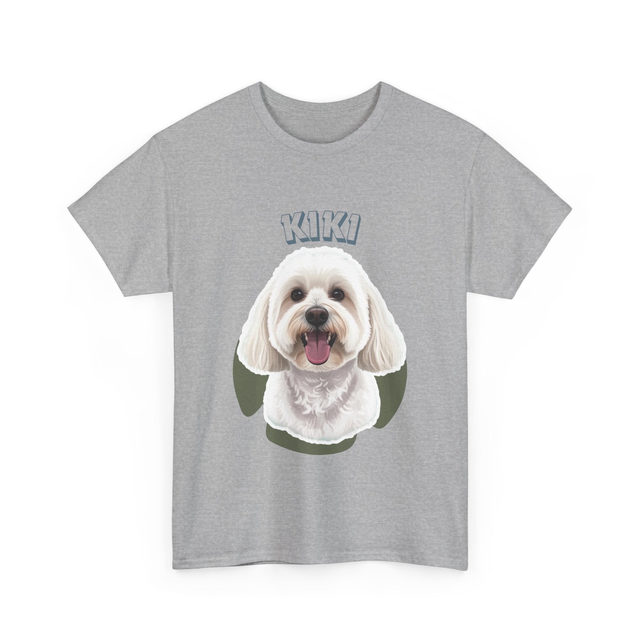 (Kiki) Whimsical Dog Portrait Tee Shirt