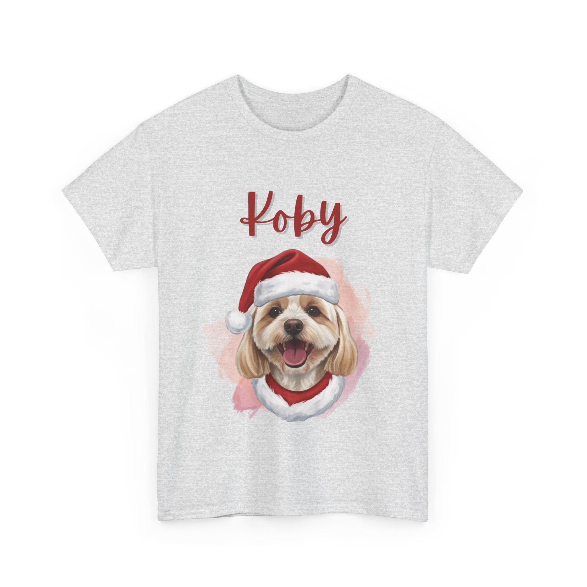 (Koby) Whimsical Dog Portrait Tee Shirt