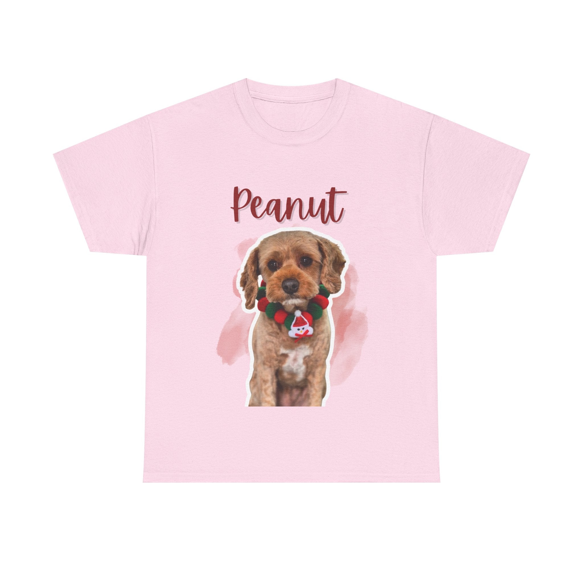 (Peanut) Whimsical Dog Portrait Tee Shirt