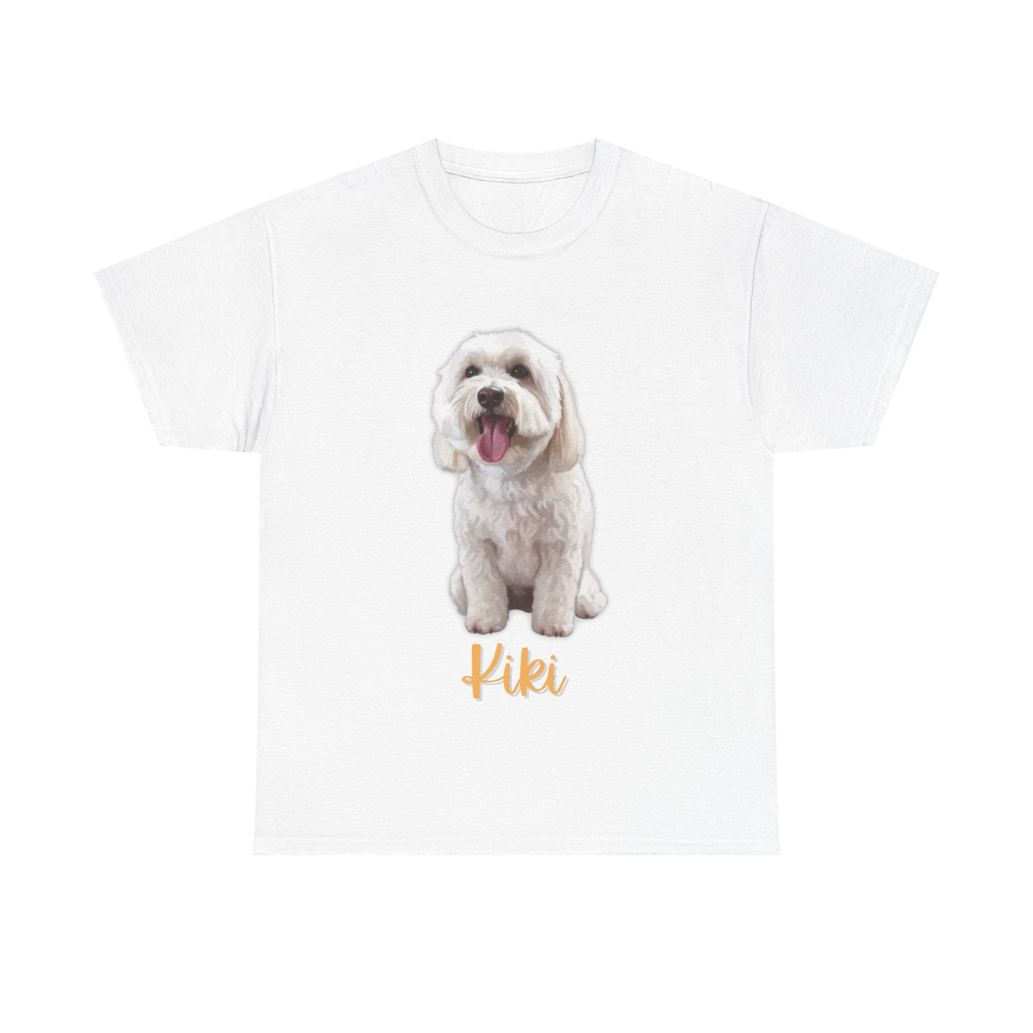 (Kiki) Whimsical Dog Portrait Tee Shirt