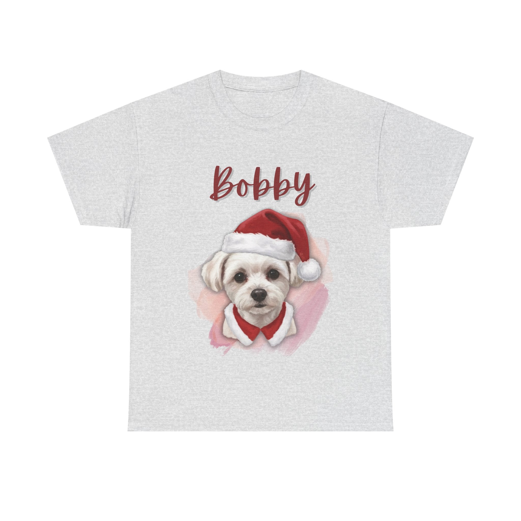 (Bobby) Whimsical Dog Portrait Tee Shirt