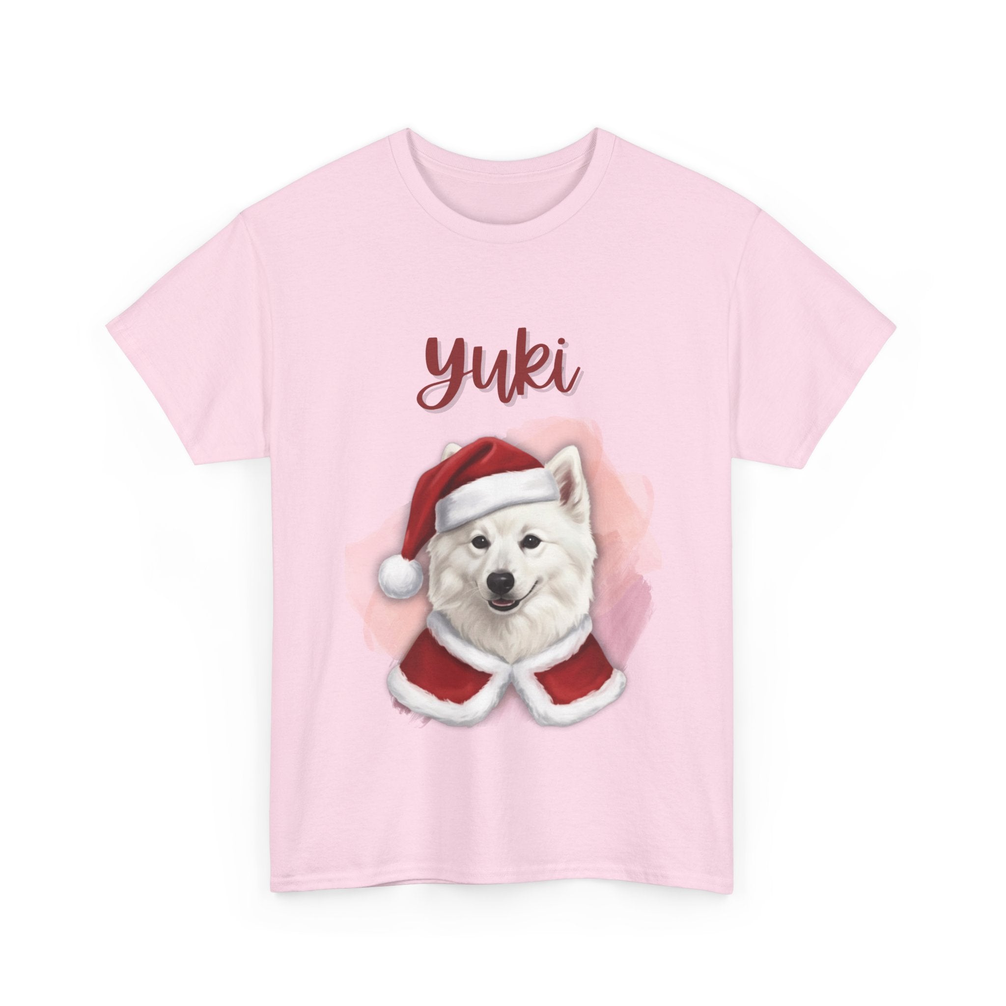 (Yuki) Whimsical Dog Portrait Tee Shirt