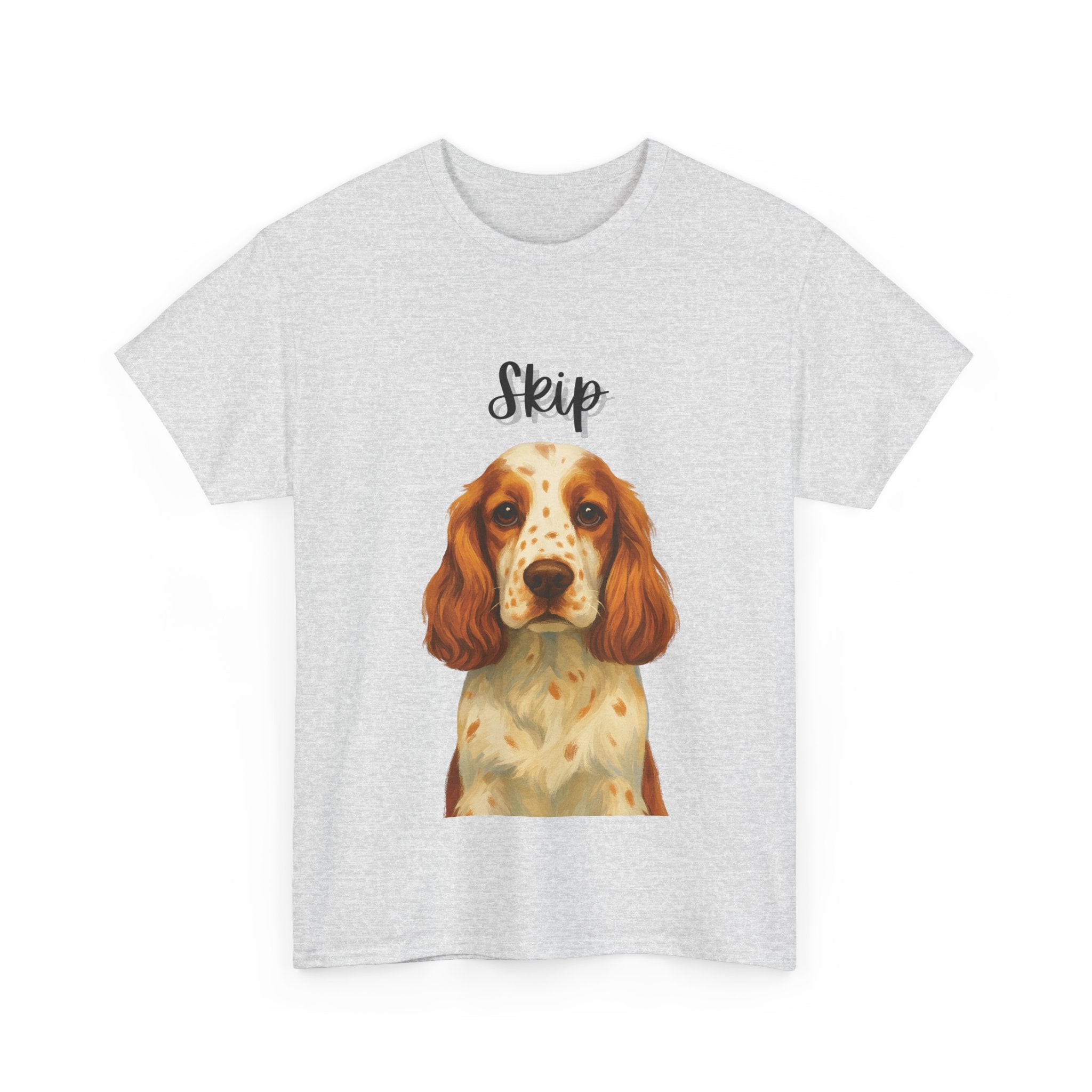 (Skip) Whimsical Dog Portrait Tee Shirt