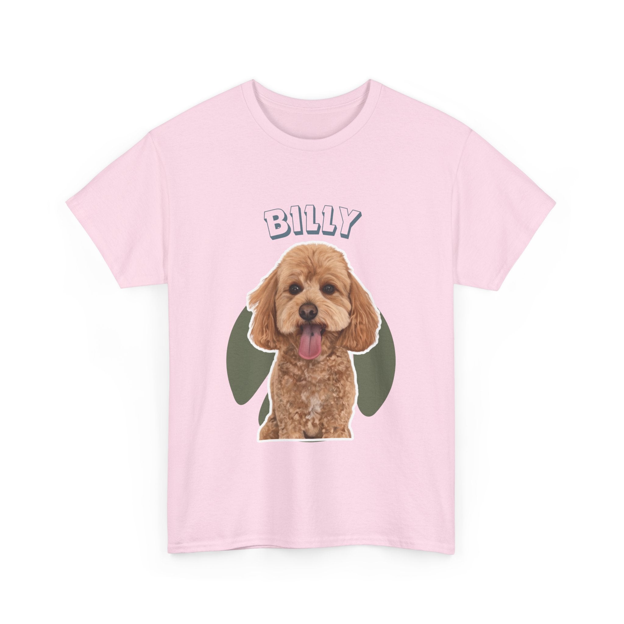 (Billy) Whimsical Dog Portrait Tee Shirt