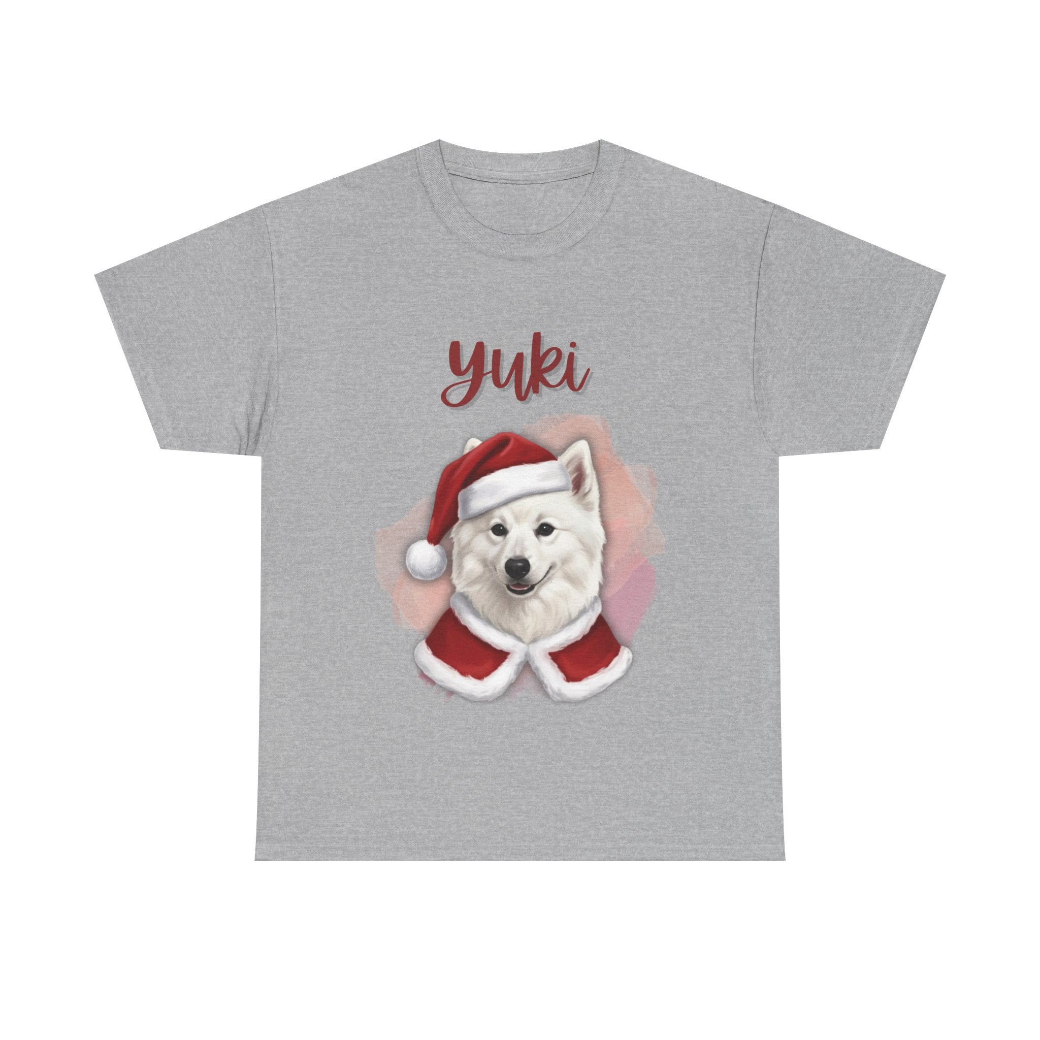 (Yuki) Whimsical Dog Portrait Tee Shirt