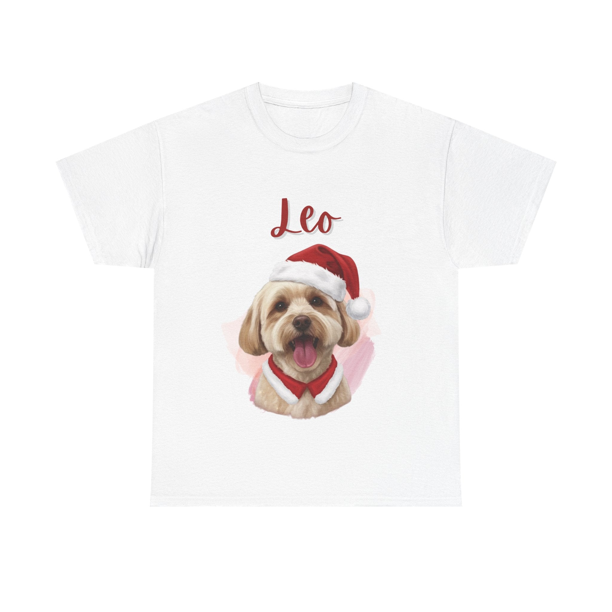 (Leo) Whimsical Dog Portrait Tee Shirt
