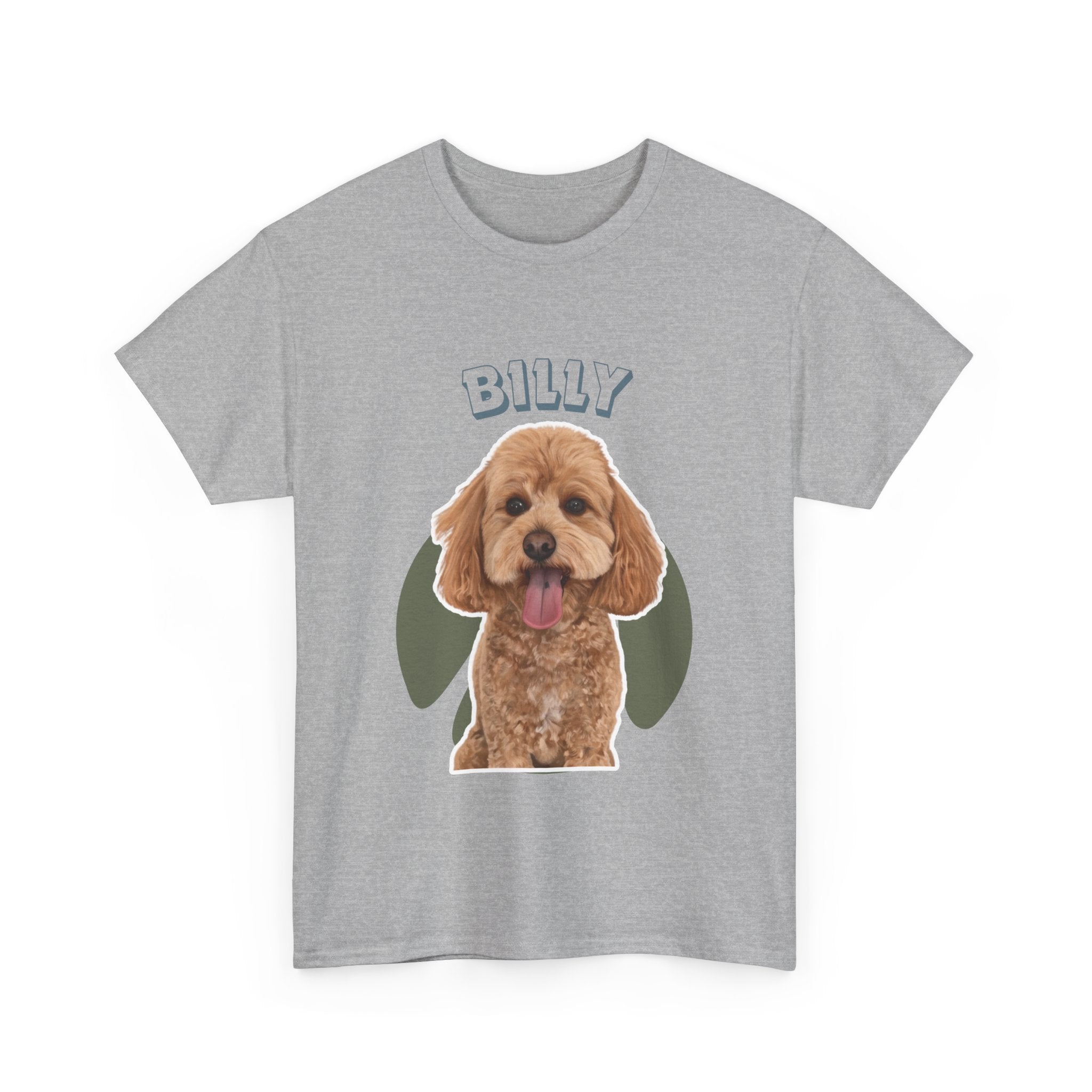(Billy) Whimsical Dog Portrait Tee Shirt