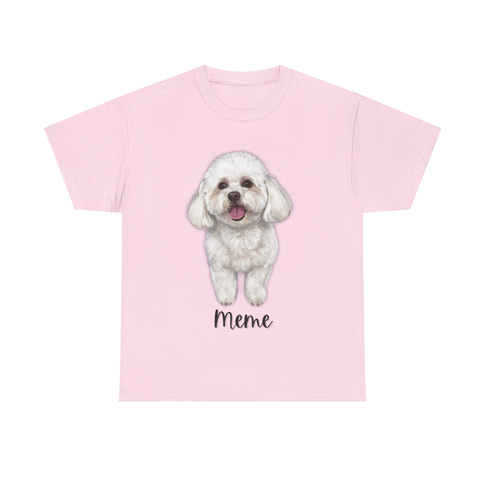 (Meme) Whimsical Dog Portrait Tee Shirt