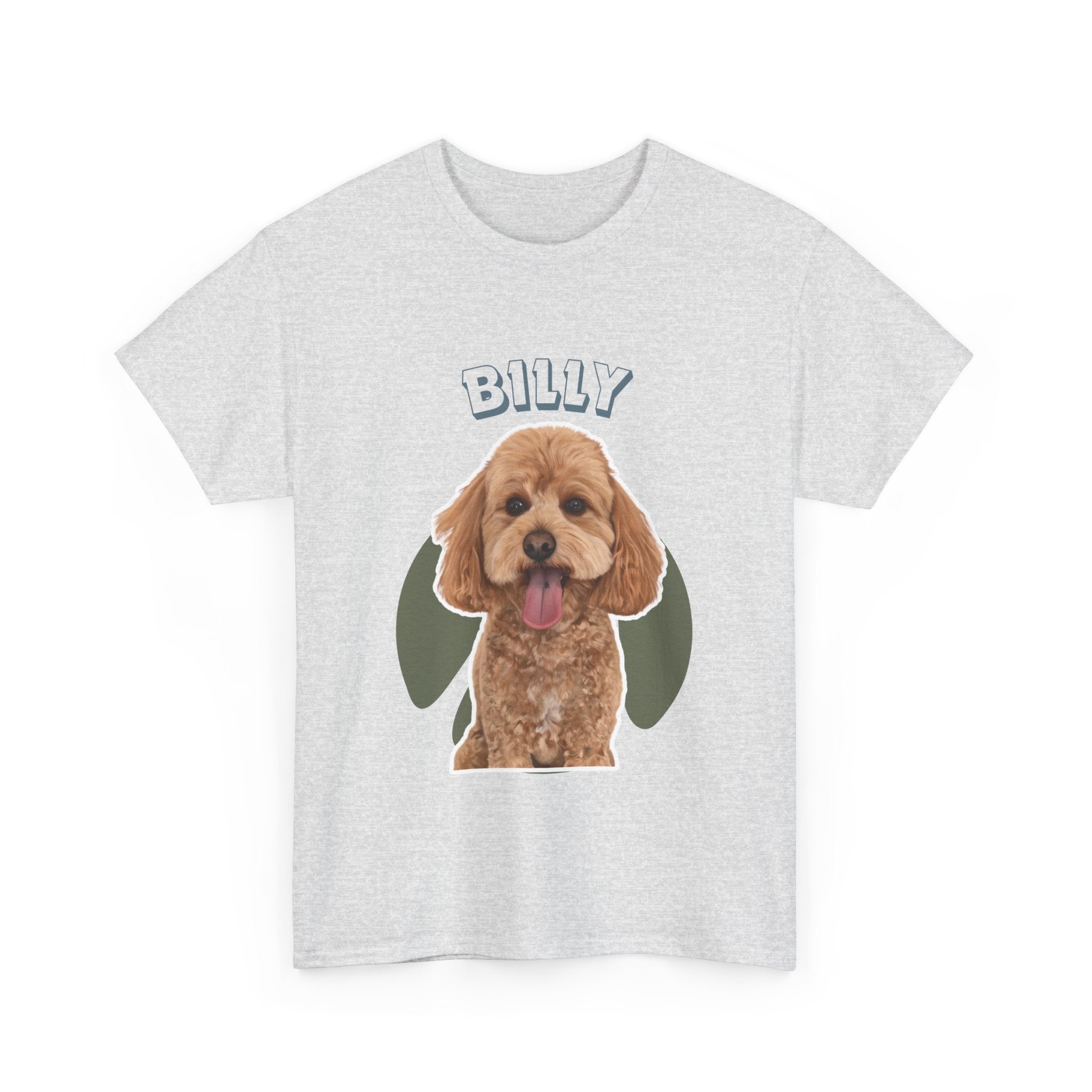 (Billy) Whimsical Dog Portrait Tee Shirt