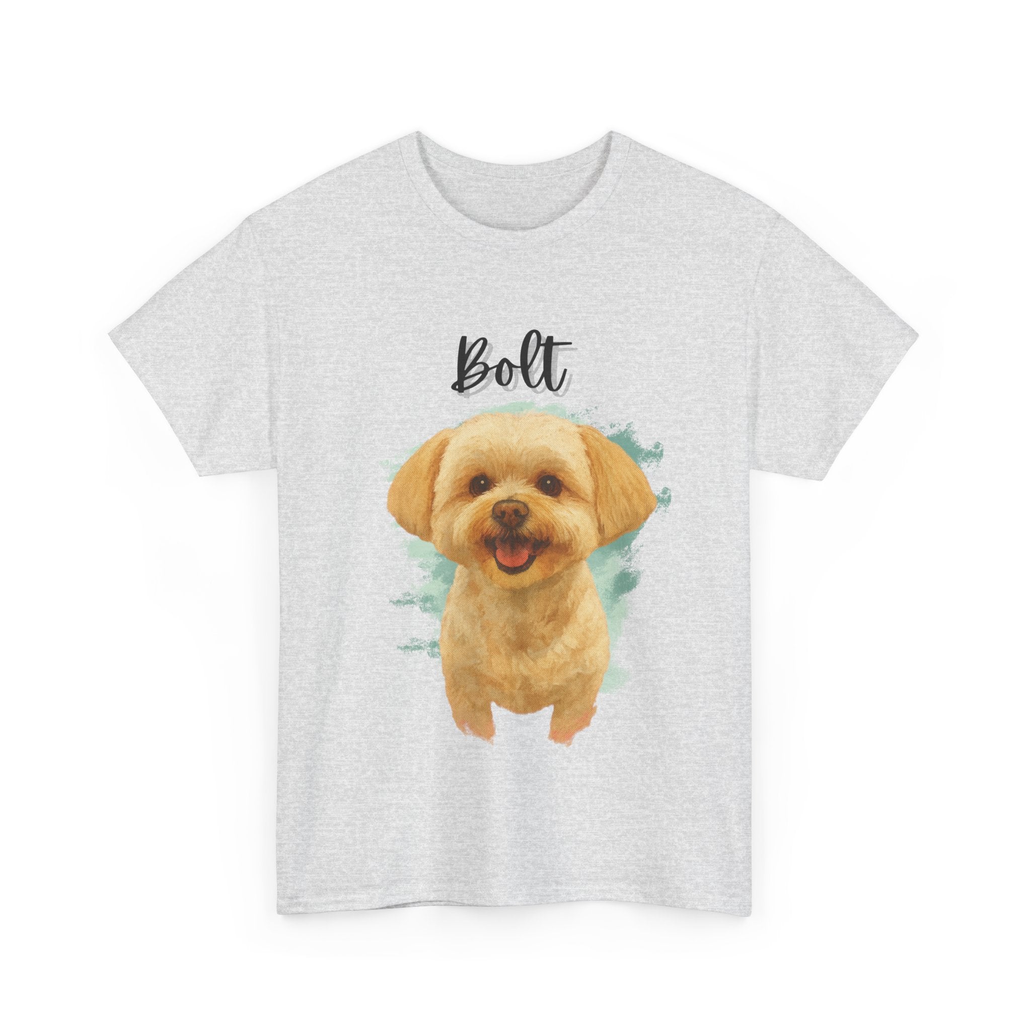 (Bolt) Whimsical Dog Portrait Tee Shirt