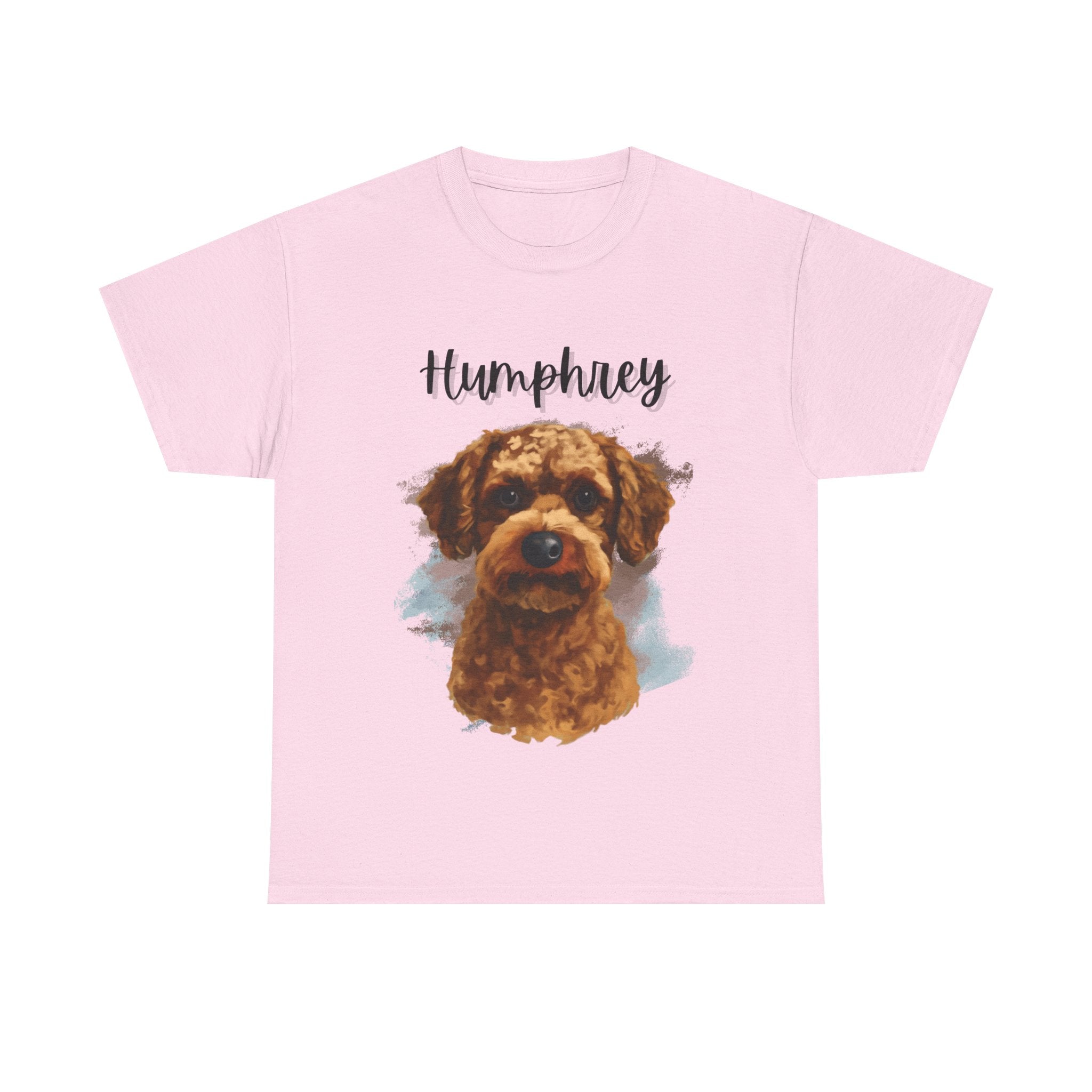 (Humphrey) Whimsical Dog Portrait Tee Shirt
