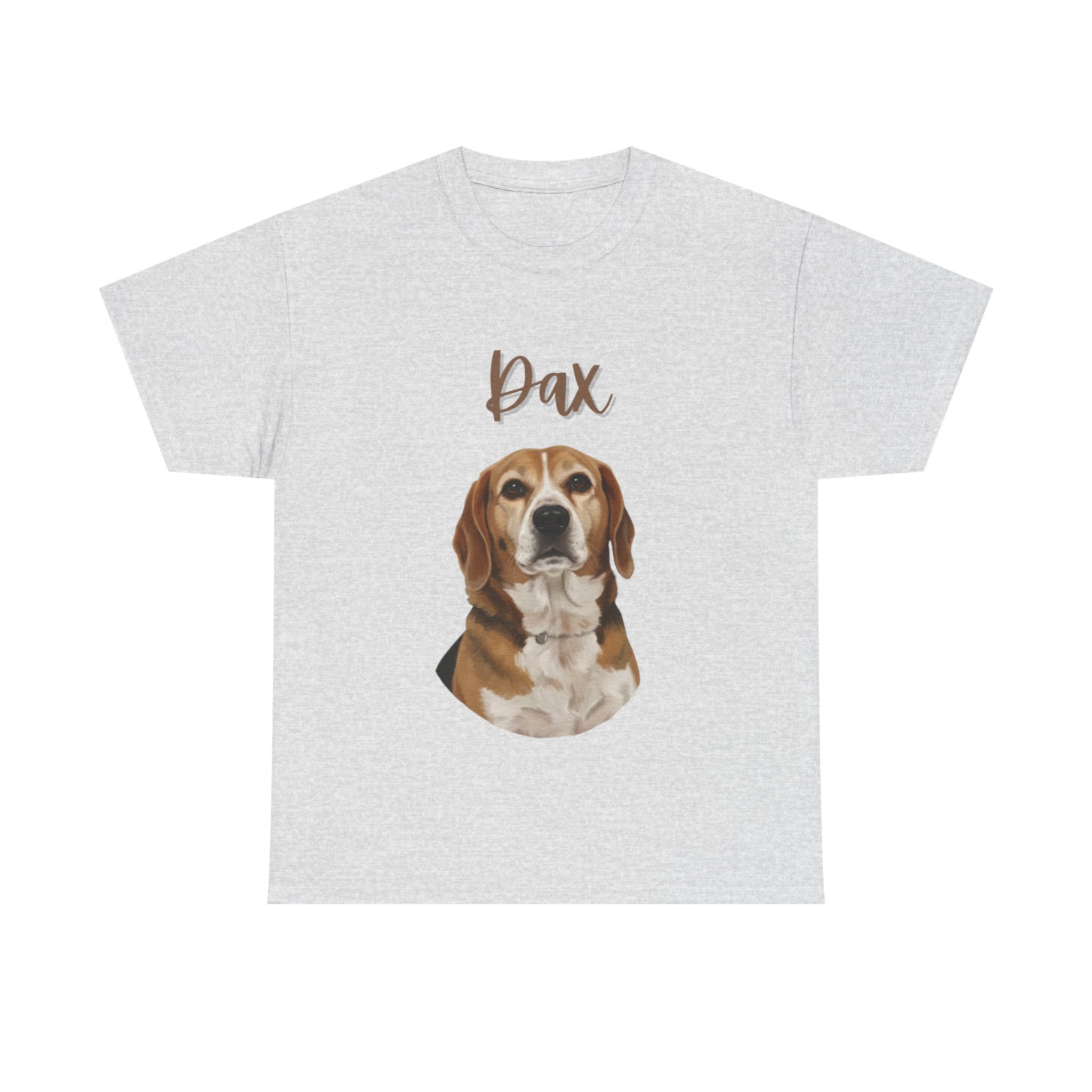 (Dax) Whimsical Dog Portrait Tee Shirt