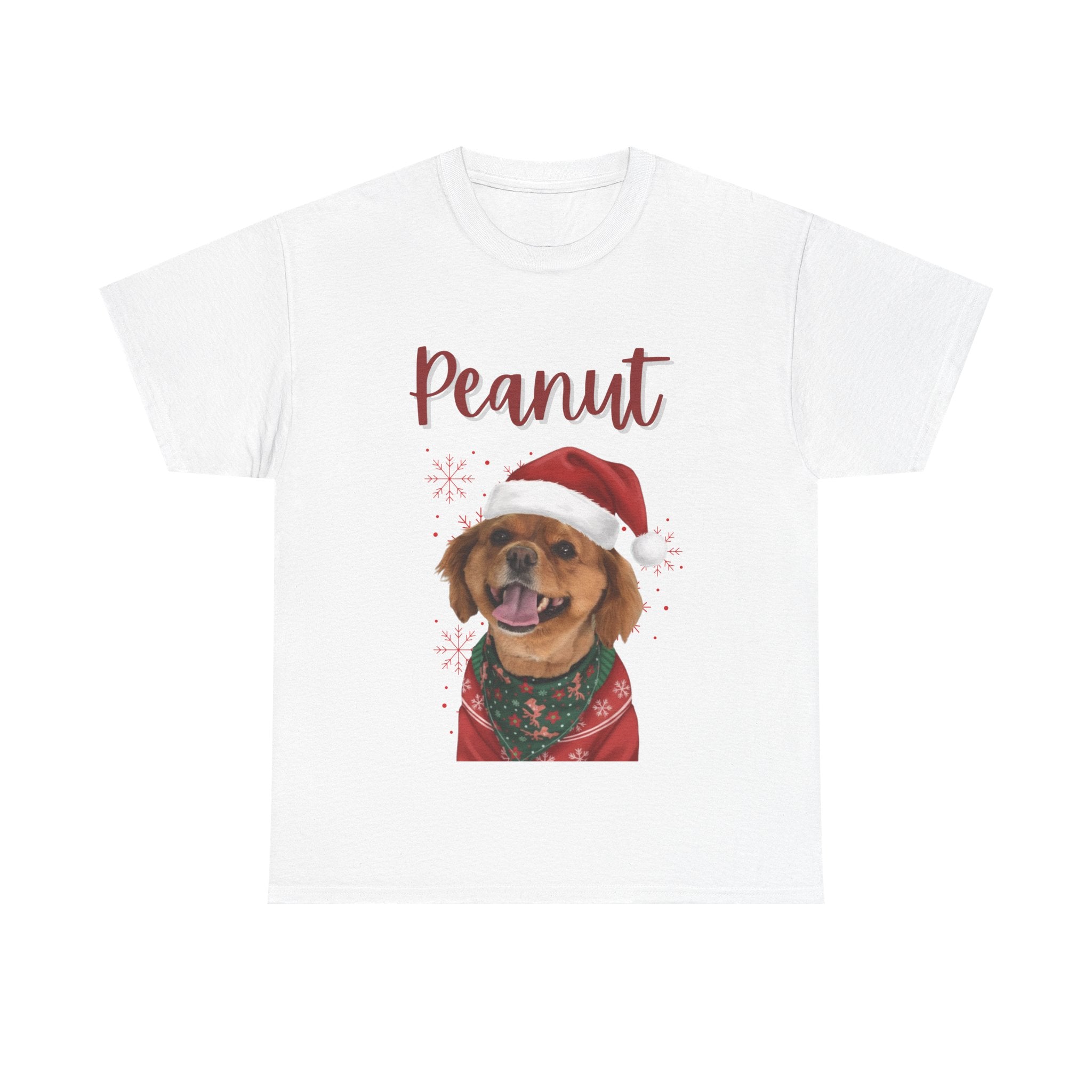 (Peanut) Whimsical Dog Portrait Tee Shirt